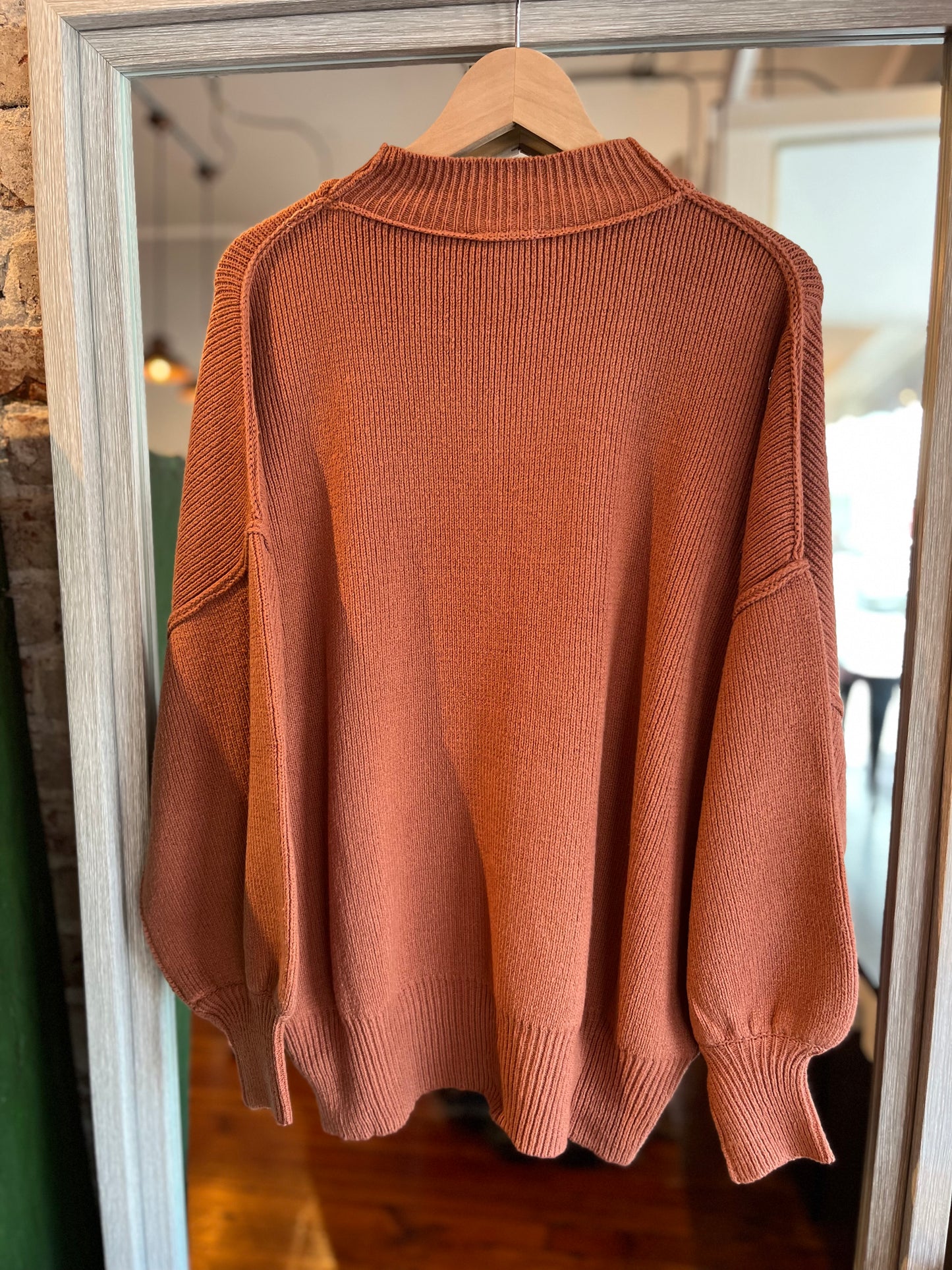 Marsala Oversized Sweater