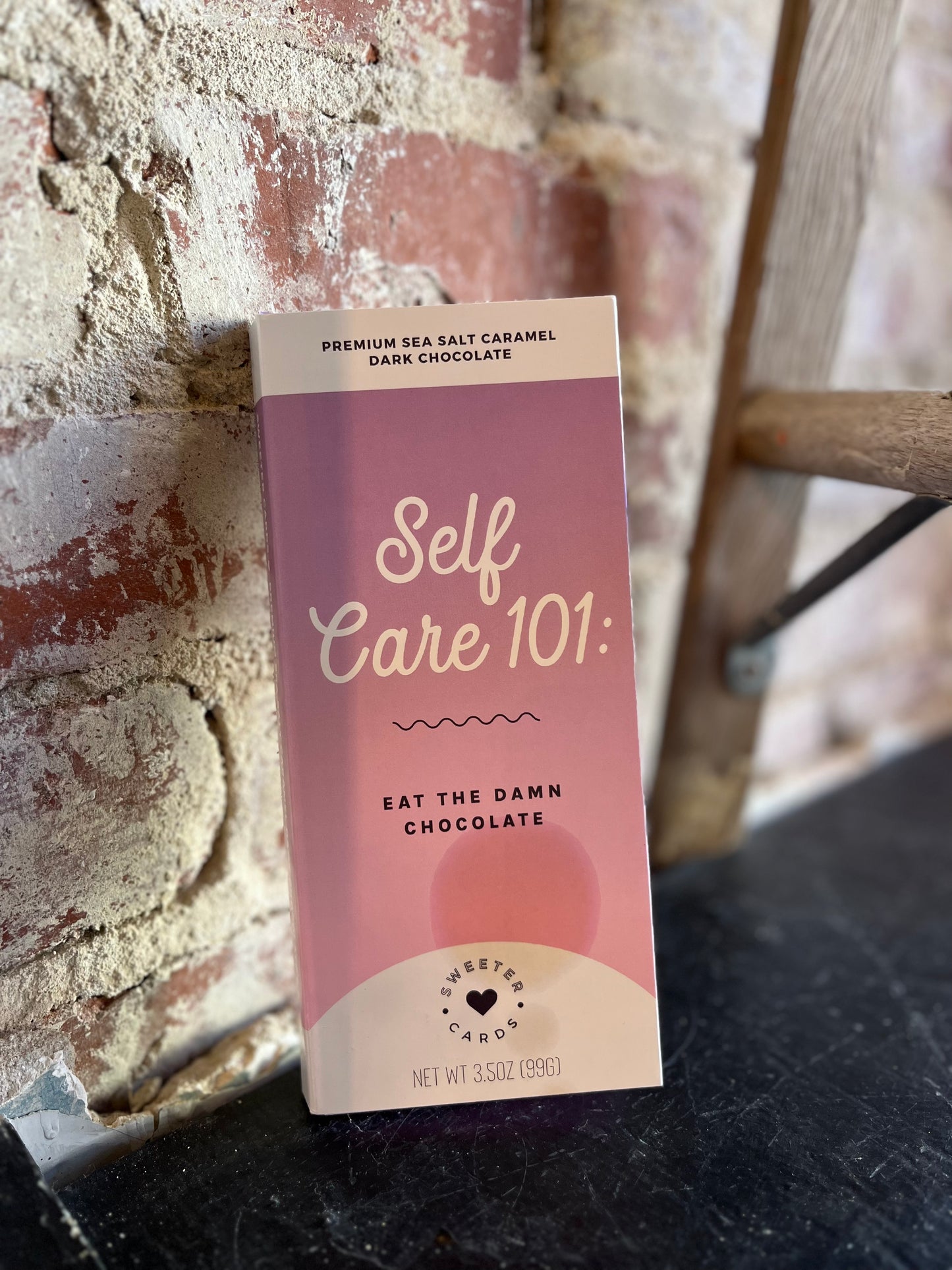 Self Care 101 Chocolate Greeting Card