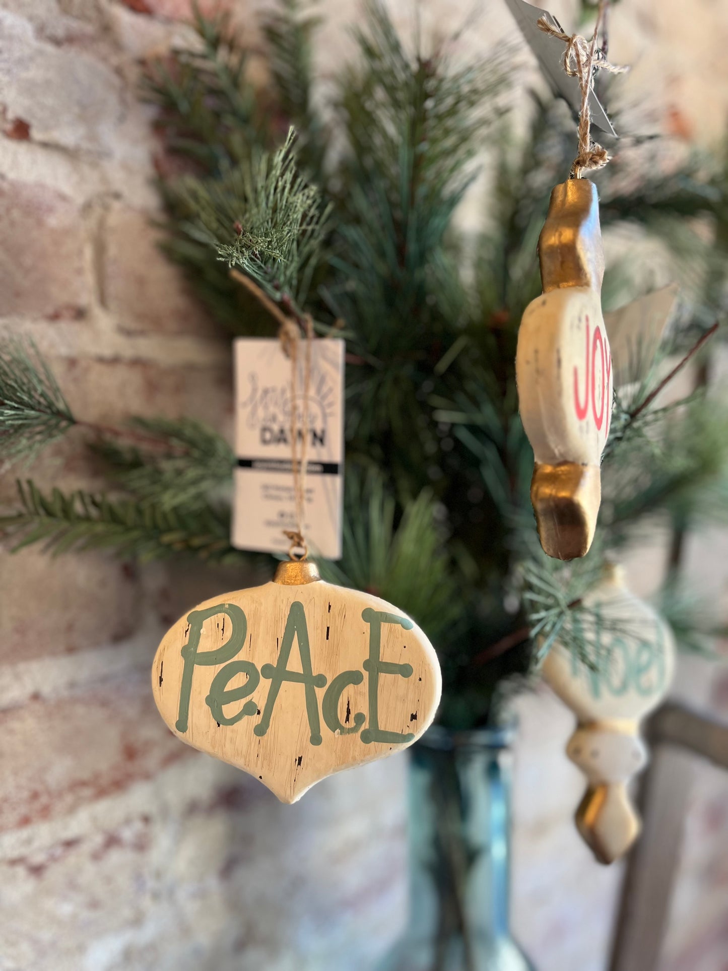 Paper Mache Ornaments- Peace