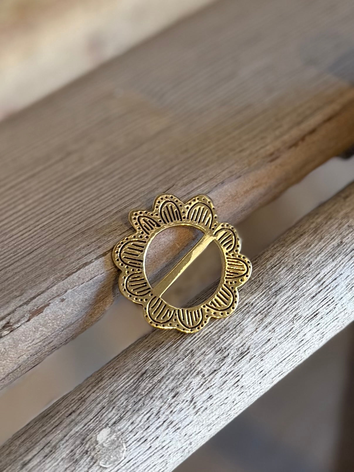 Monica Brass Bandana Slide