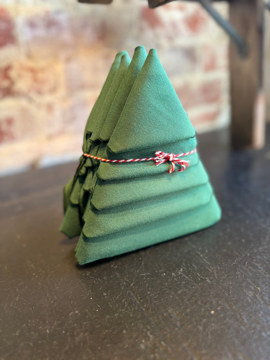 Christmas Tree Napkin Set- Green