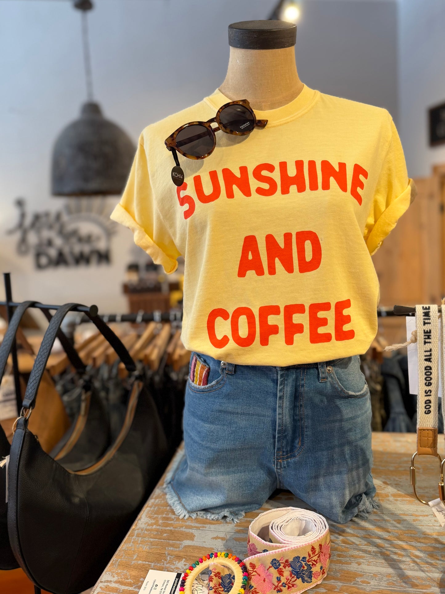 Sunshine + Coffee Tee