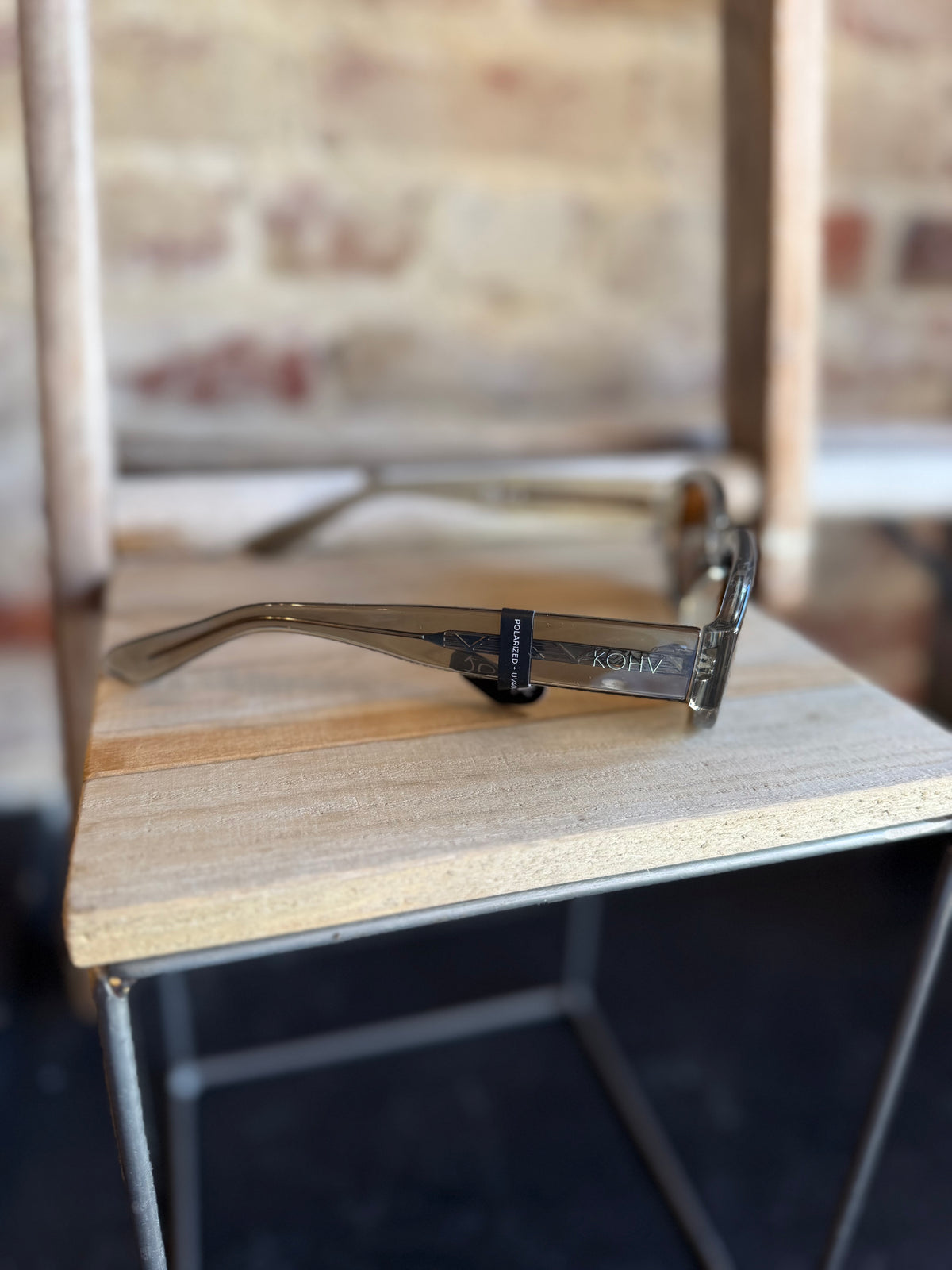 Bea Crystal Taupe Sunglasses