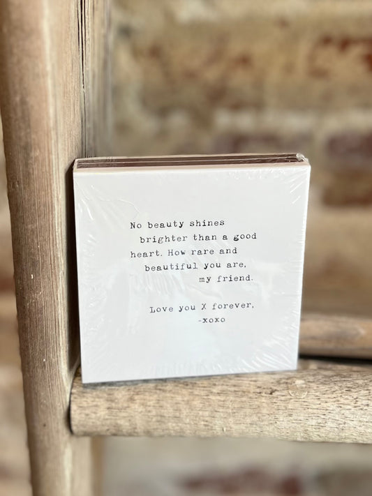 A Good Heart Match Box