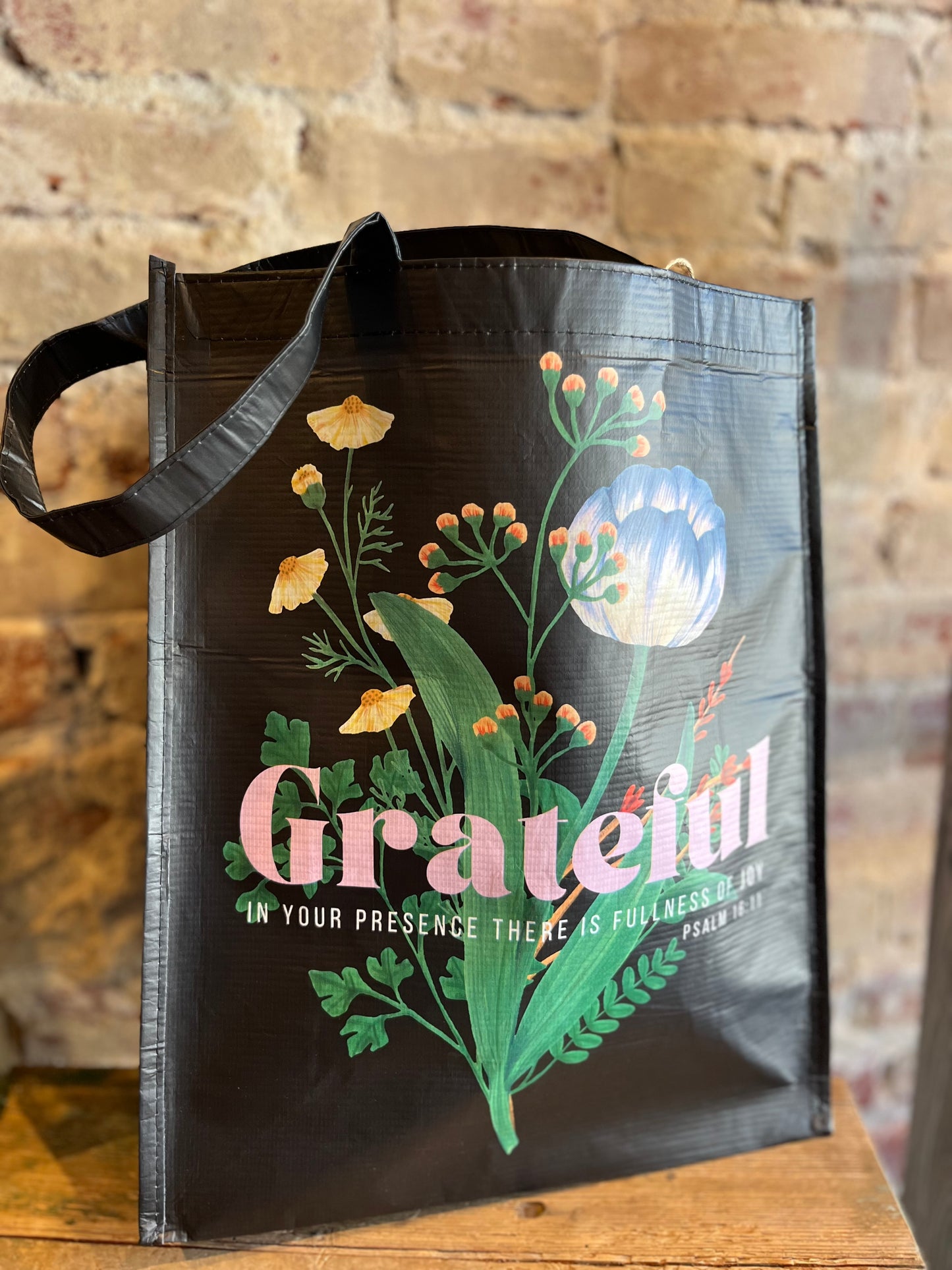 GRATEFUL Recycled Tote