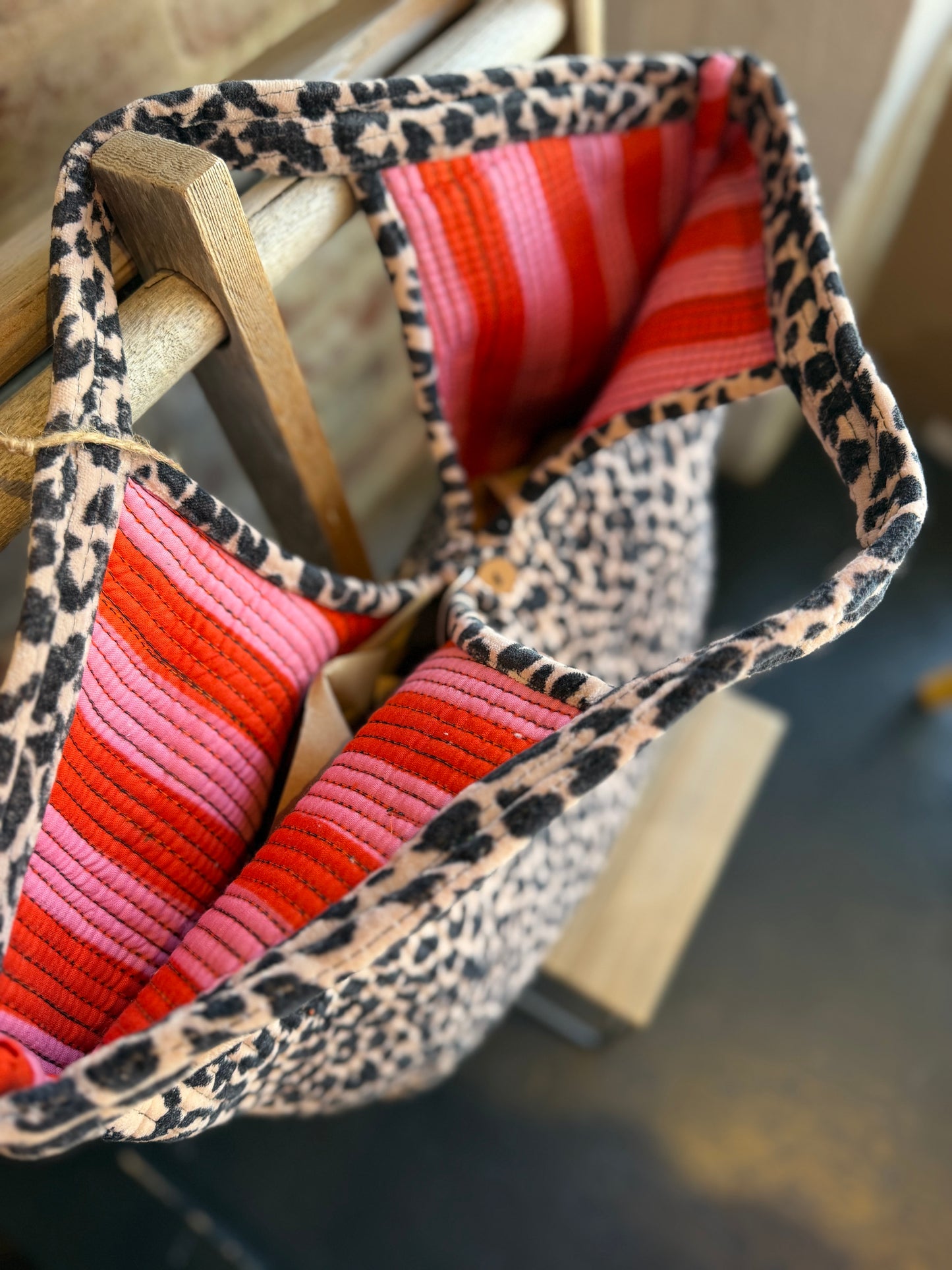 Velvet Luna Bag- Leopard