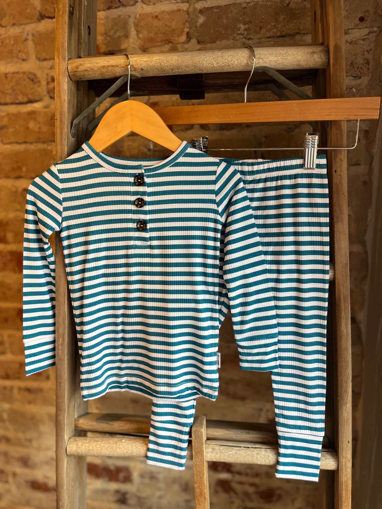 Cooper Blue Striped Pajamas - Toddler/Youth