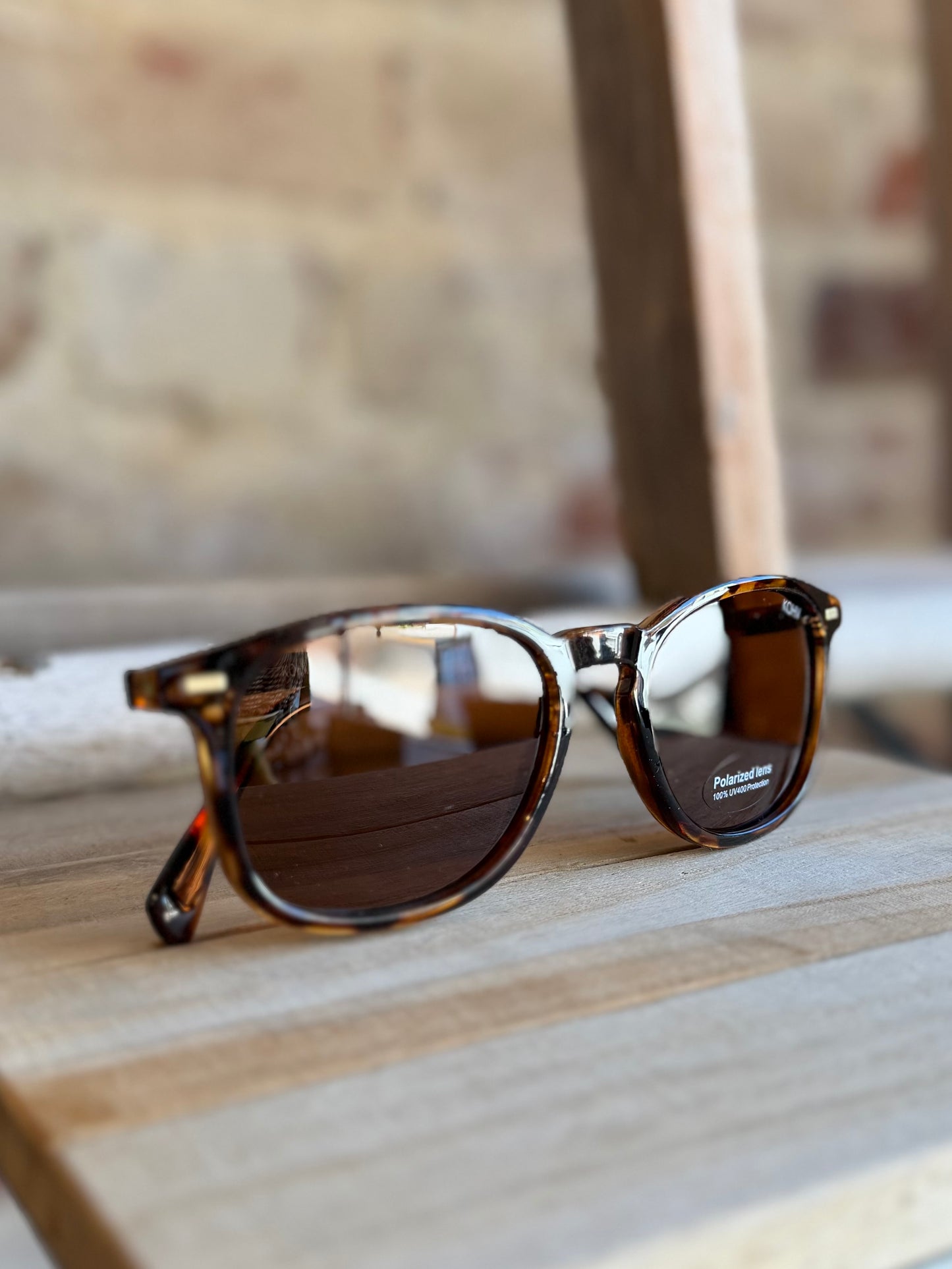 Bean Classic Tortoise Round Sunglasses