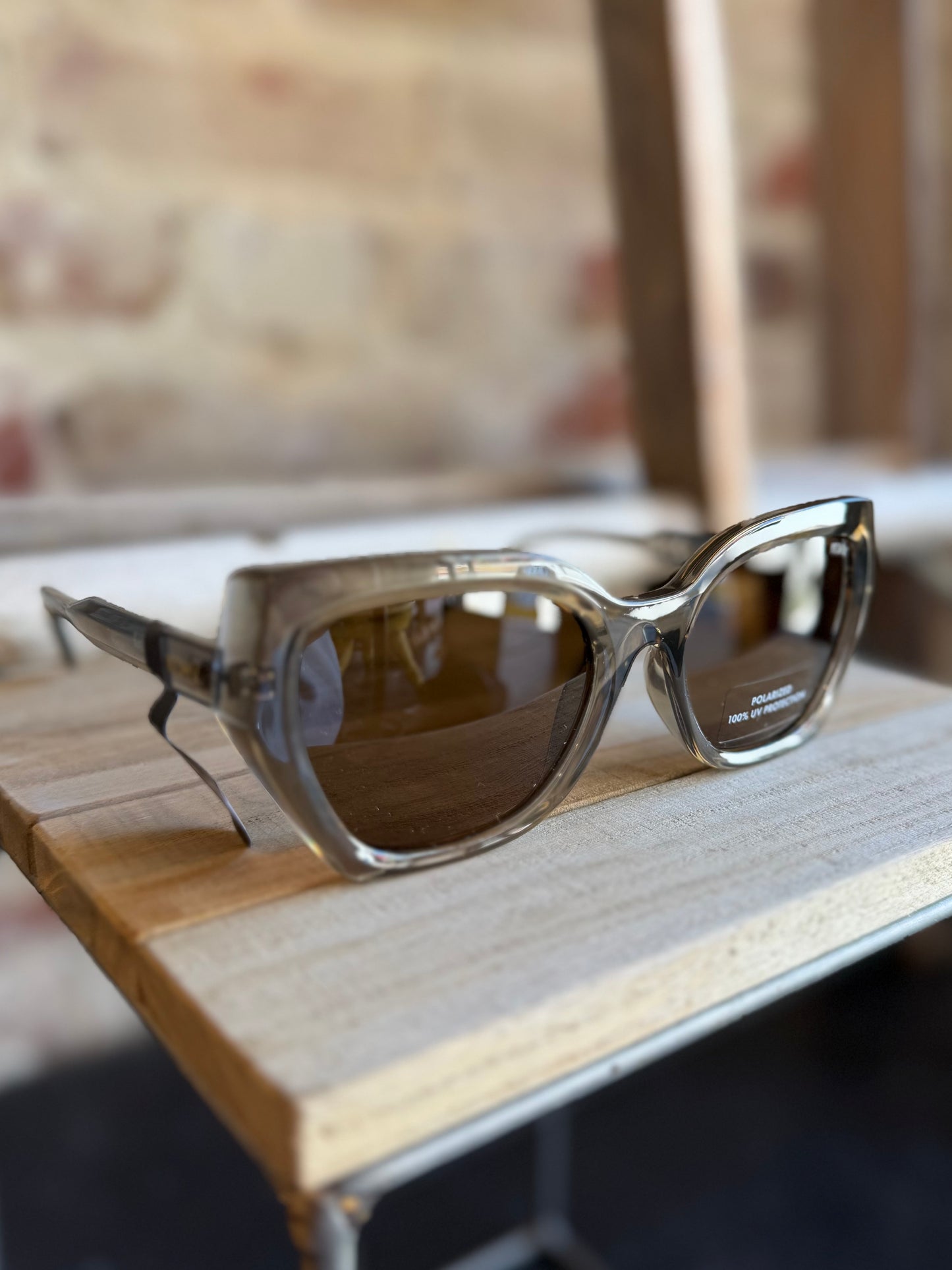 Nova Crystal Taupe Sunglasses