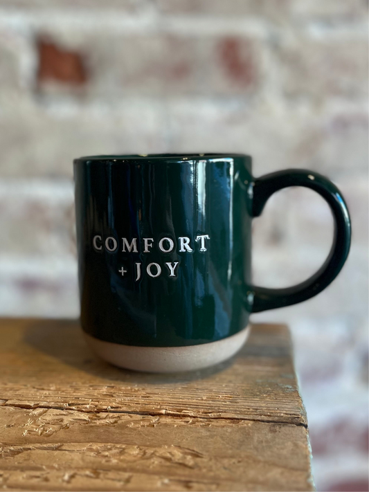 Comfort and Joy Mug- Dark Green