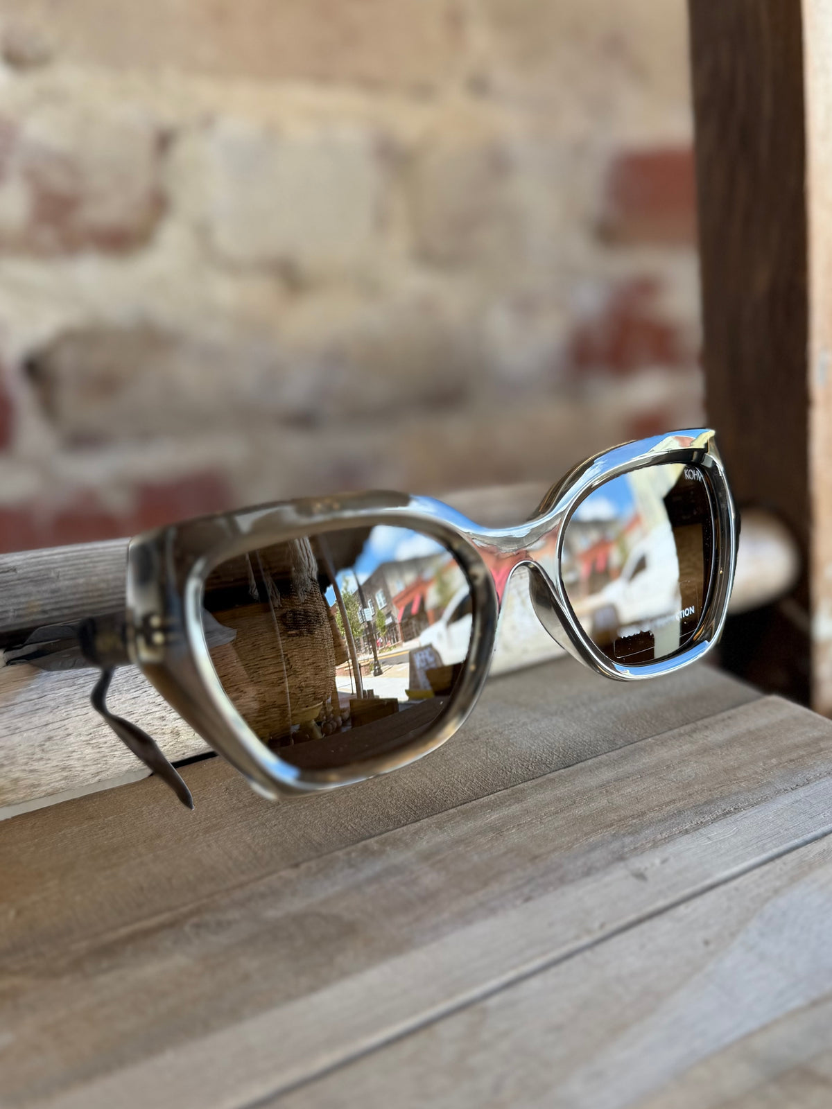 Nova Crystal Taupe Sunglasses