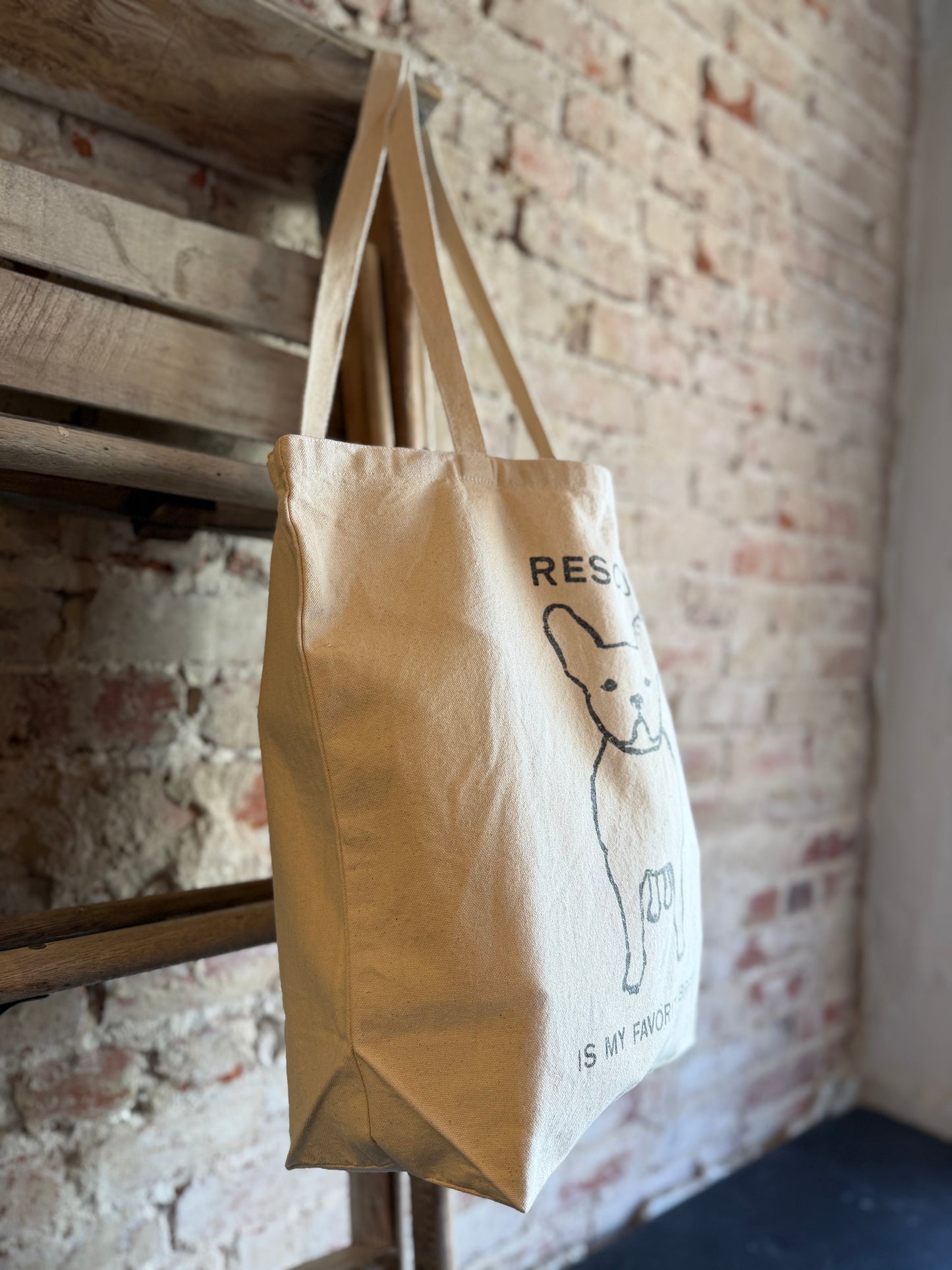 Rescue is My Favorite Breed Canvas Tote