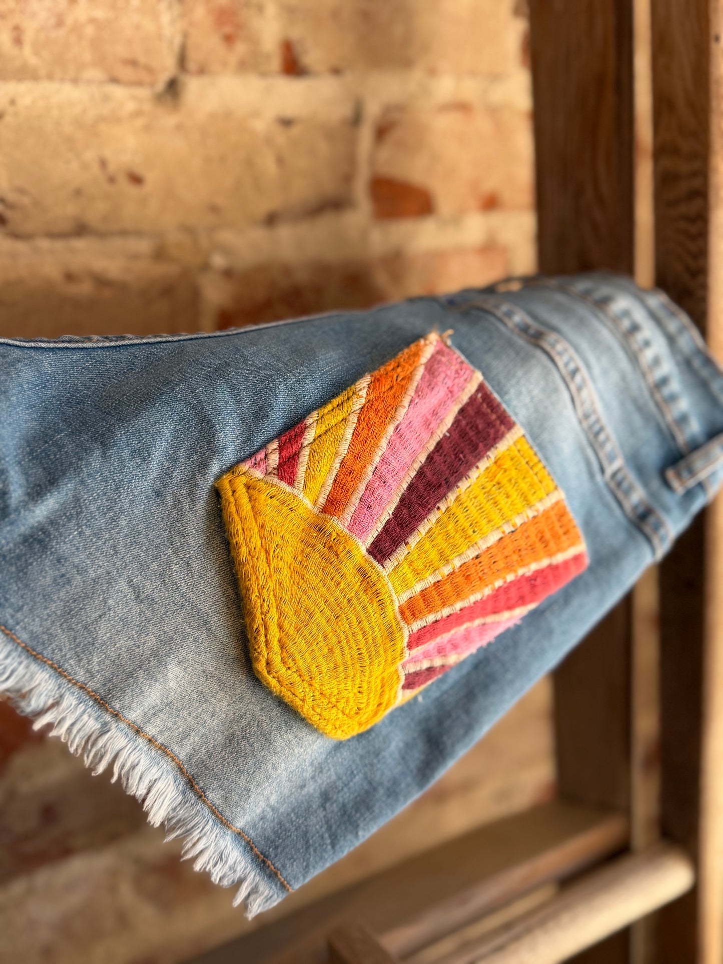 Sunrise Embroidered Shorts