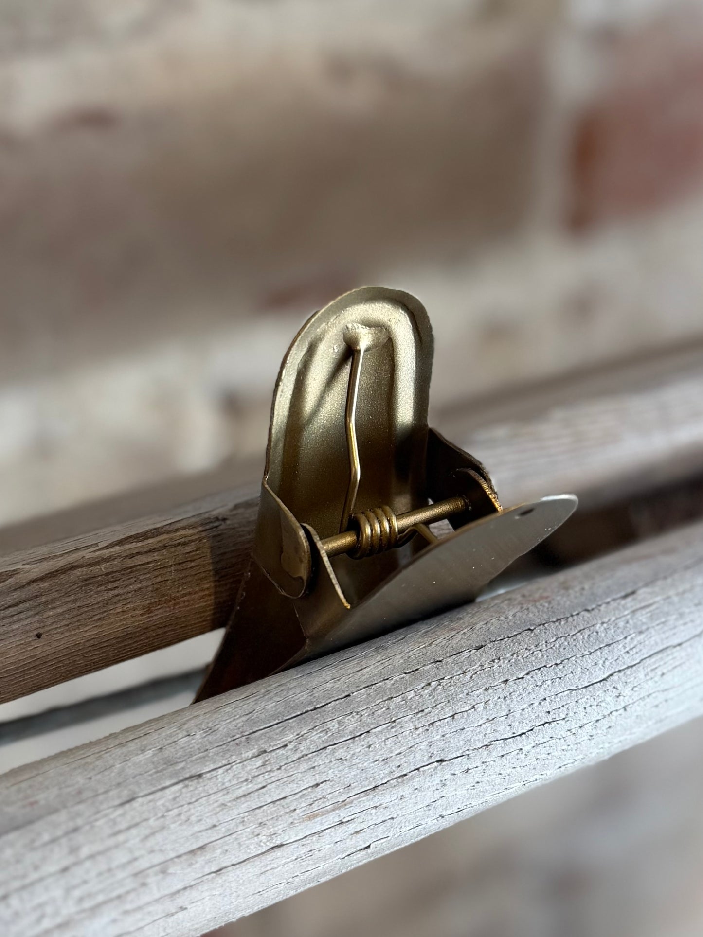 Small Brass Metal Note Clip