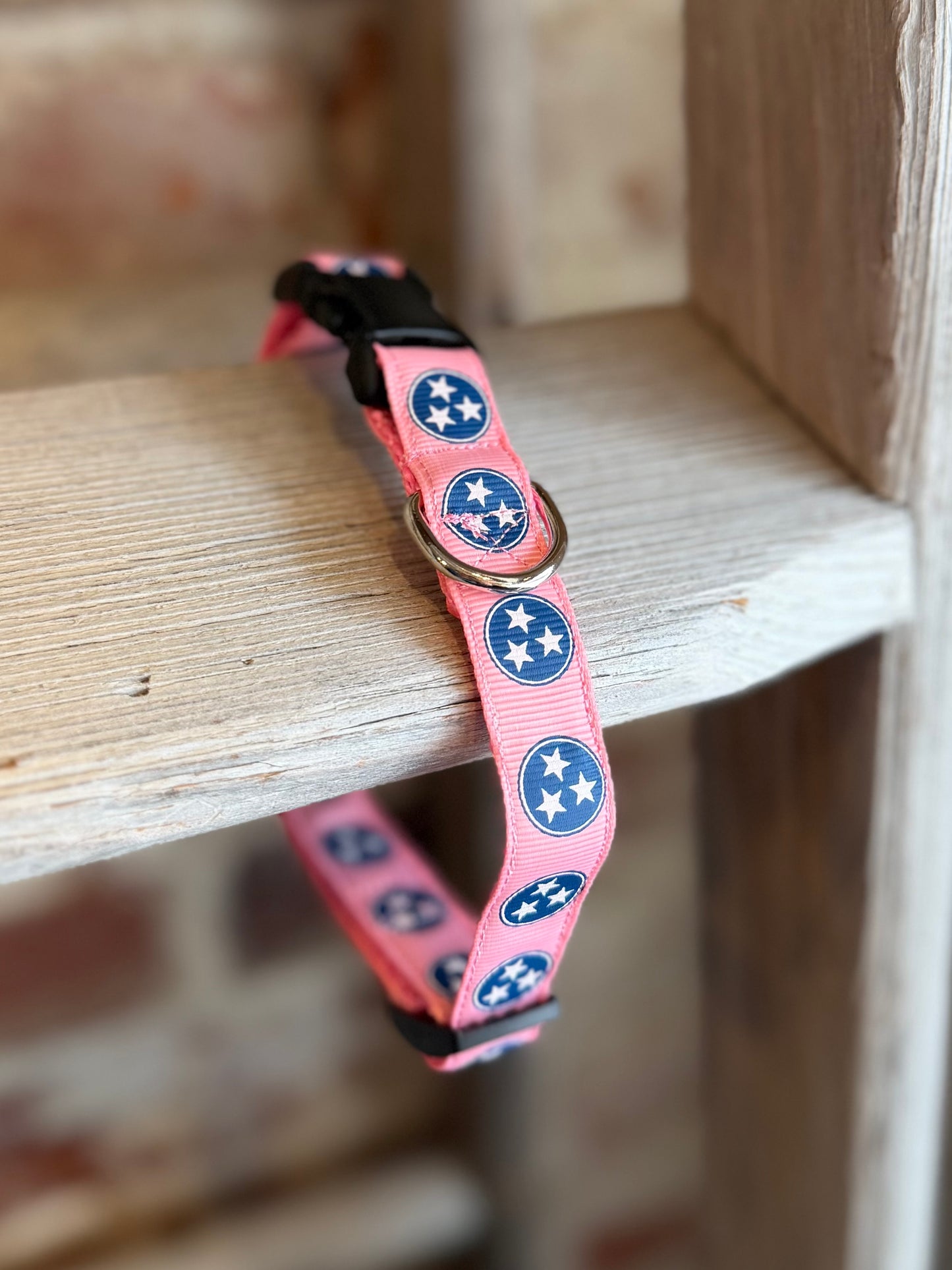 TriStar Narrow Pet Collar- Pink