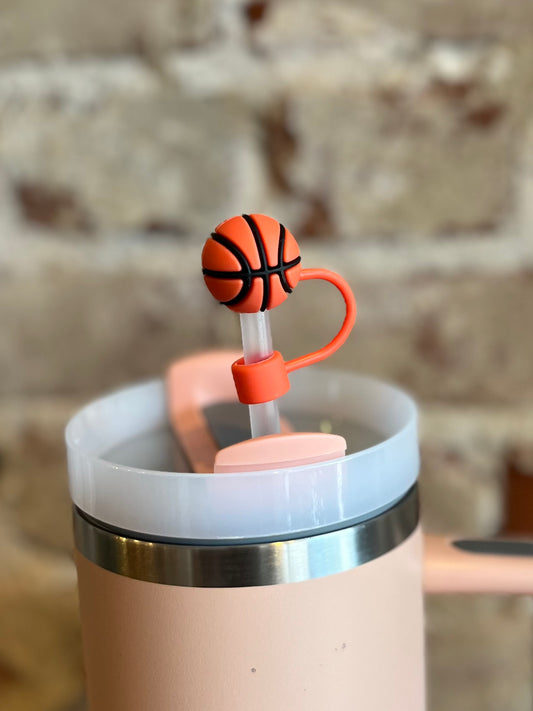 Basketball Straw Cover