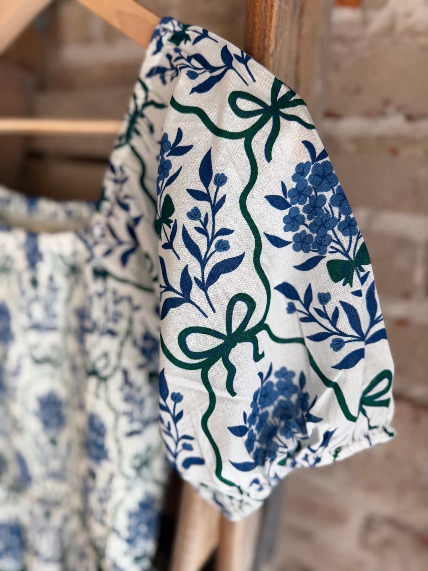 Joyful Blue Floral Dress