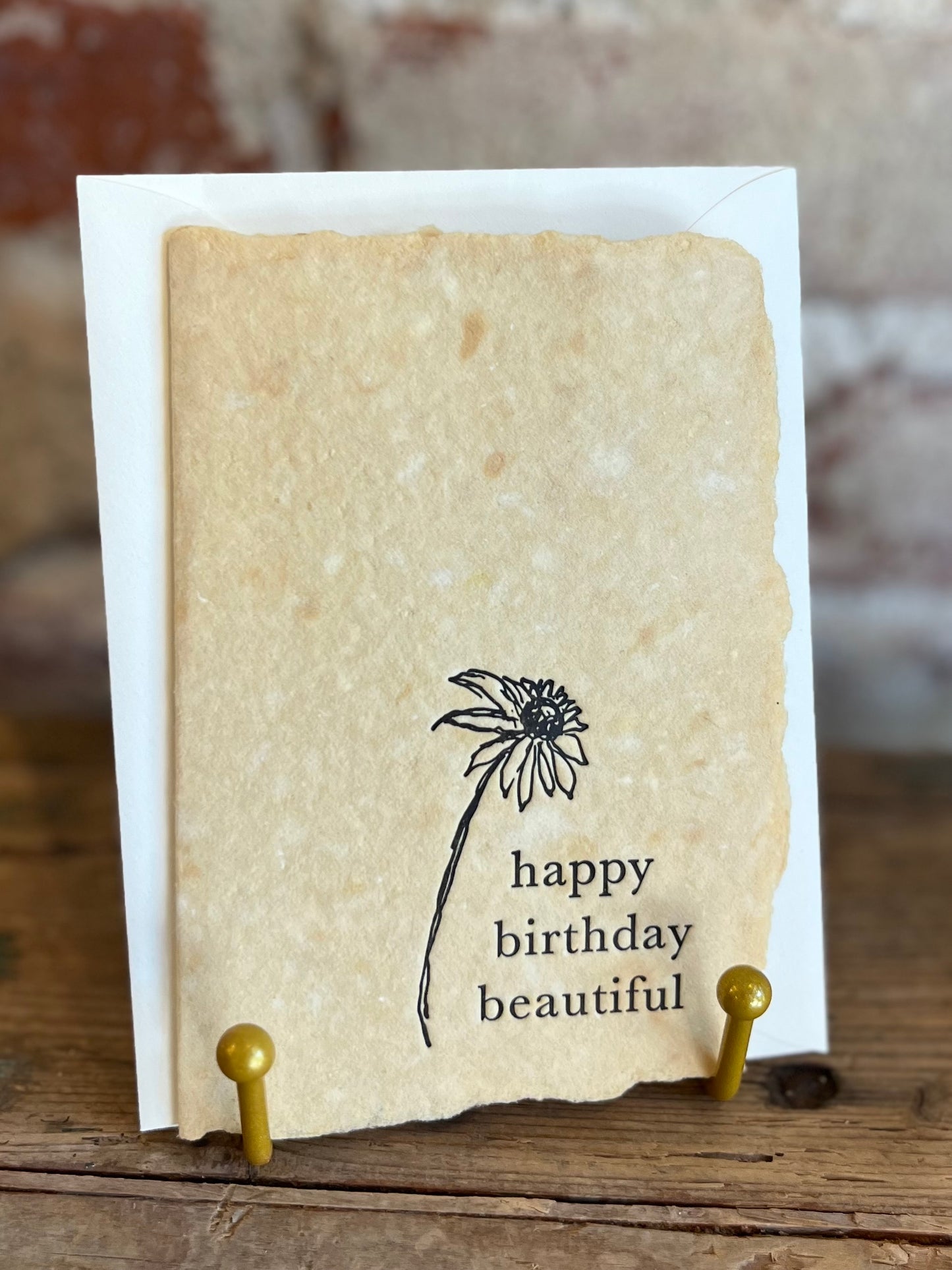 Happy Birthday Beautiful Flower Card