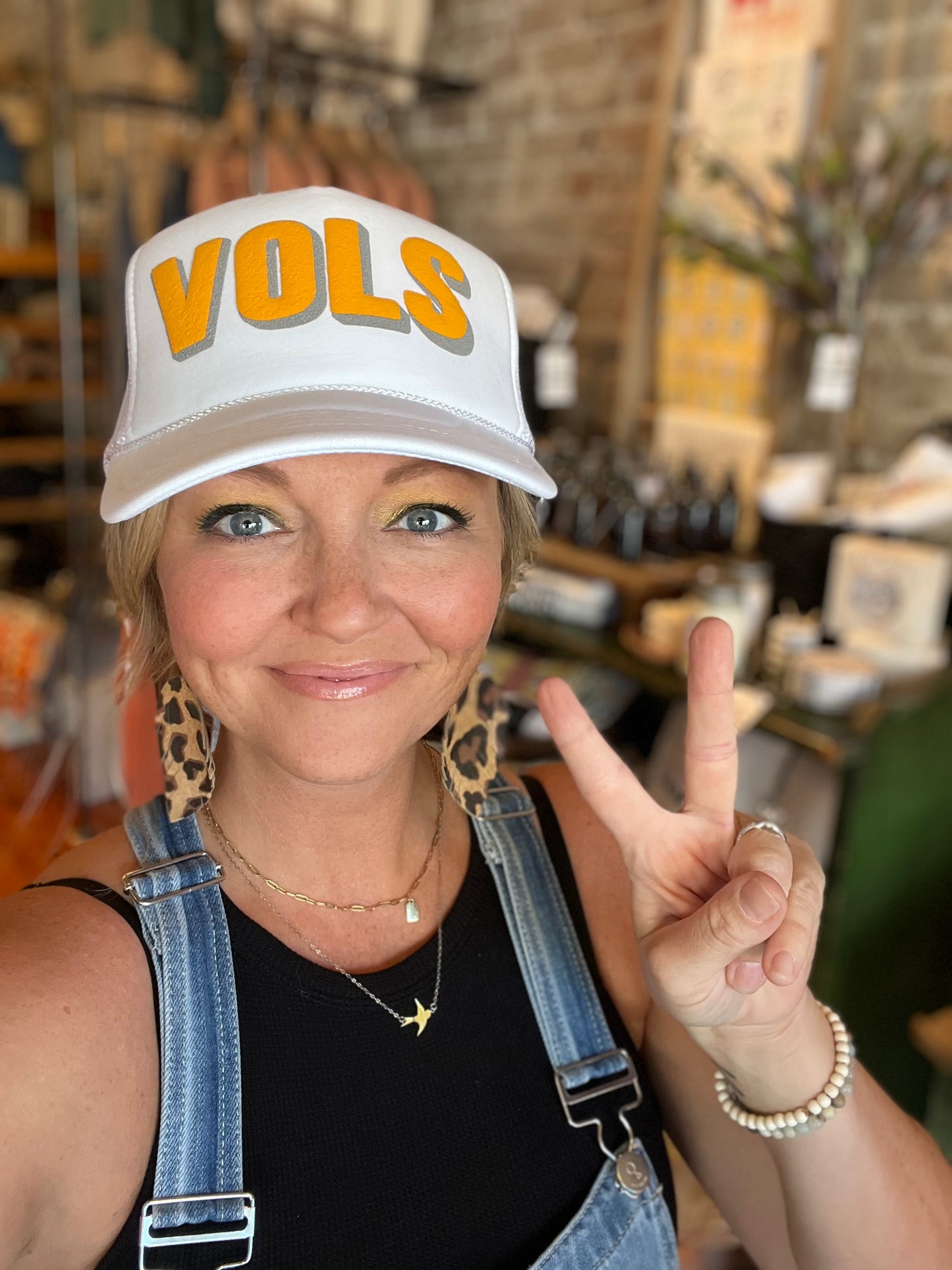 Vols Foam Trucker Hat- White