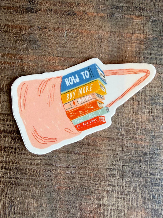 Buy More Books Sticker