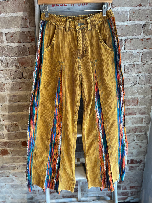 Camel Corduroy Statement Pants