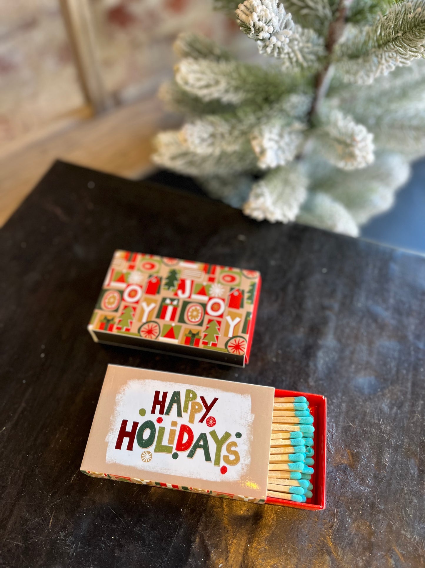 Happy Holidays Matchbox