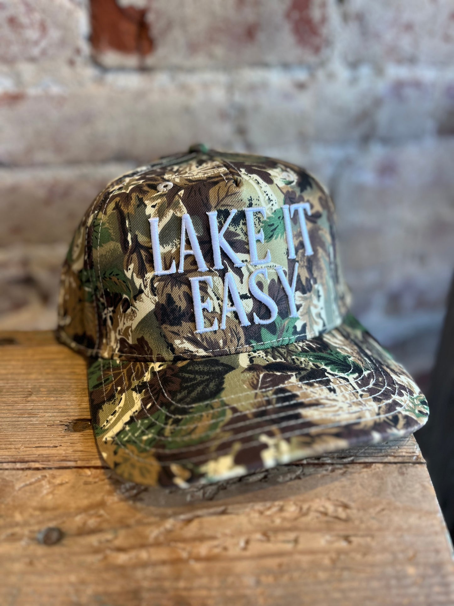 Lake It Easy Structured Hat - Camo