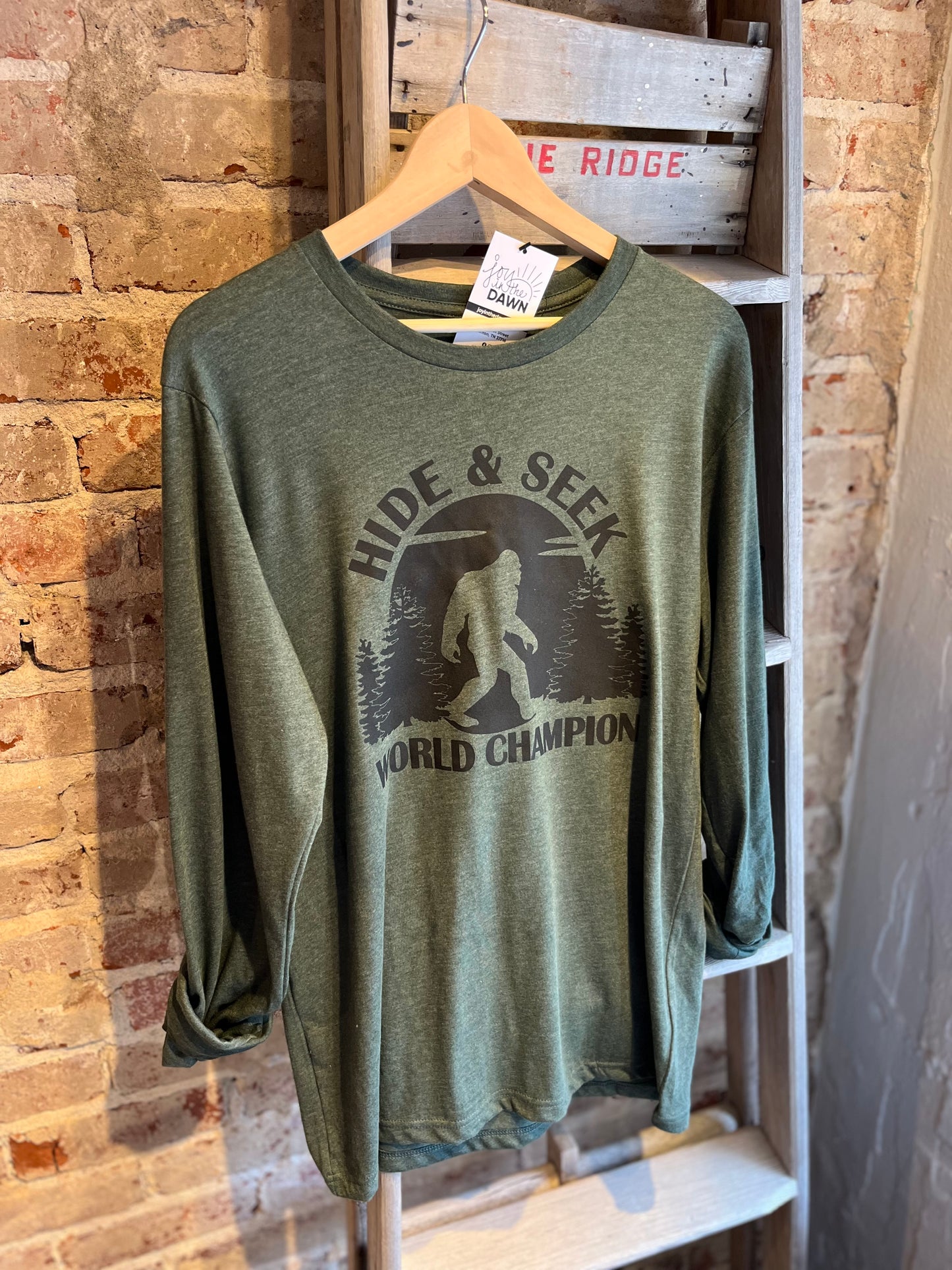 Hide & Seek Champion Long Sleeve- Green