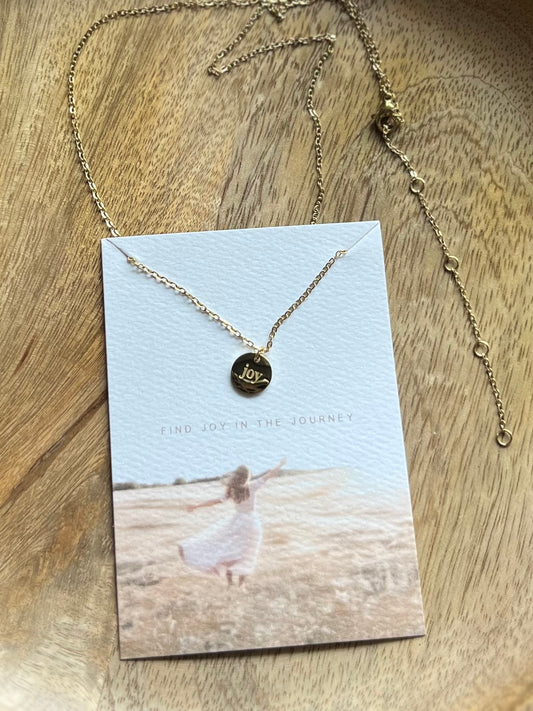 Joy Disc Necklace