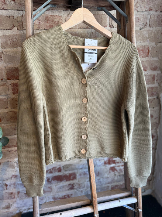 Sophia Sweater Cardigan - Olive
