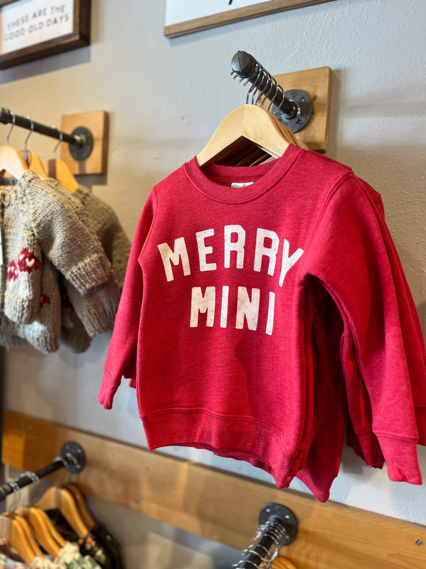 Merry Mini Sweatshirt- Toddler