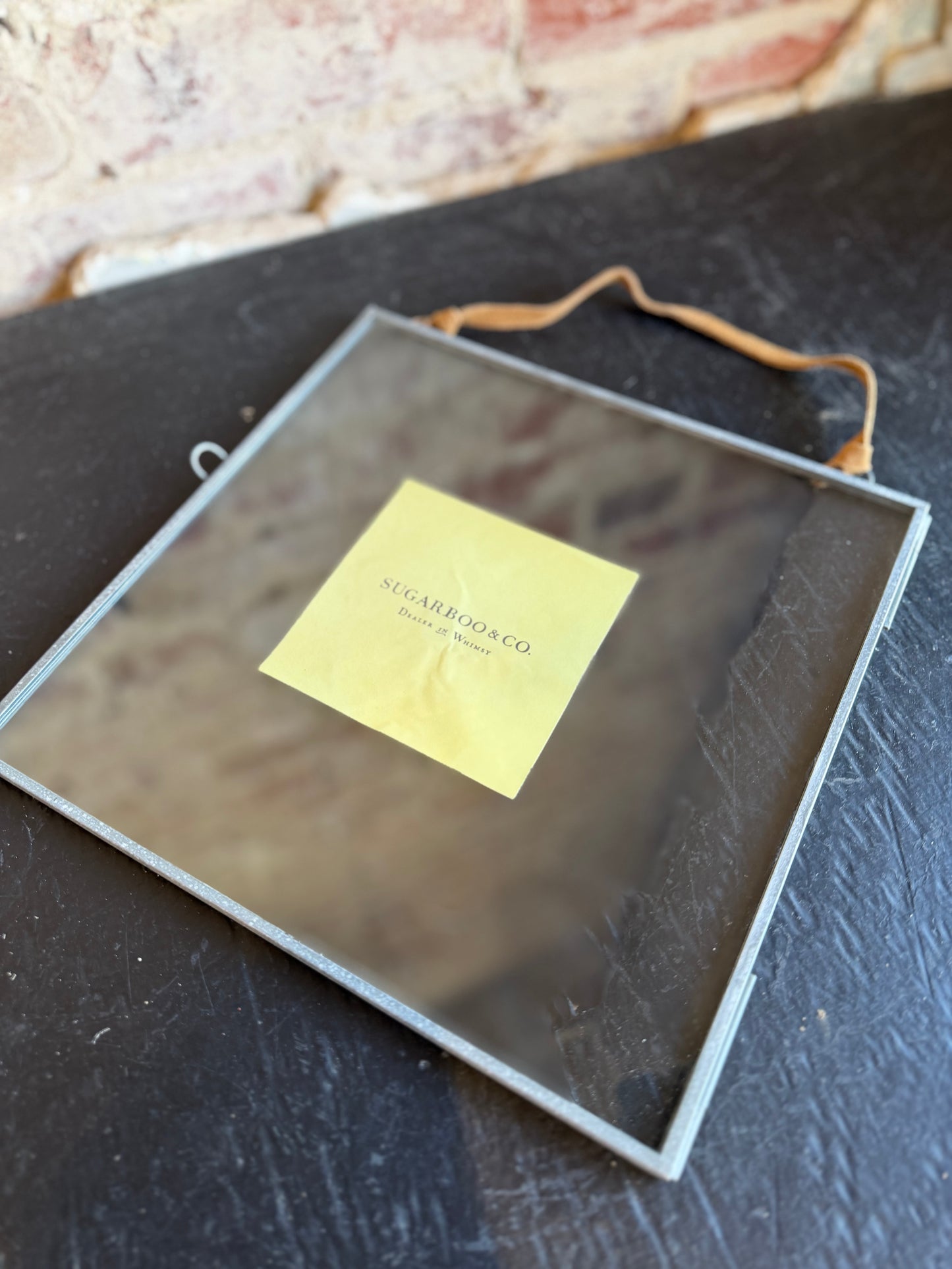 Glass and Metal Wall Frame - 10x10"