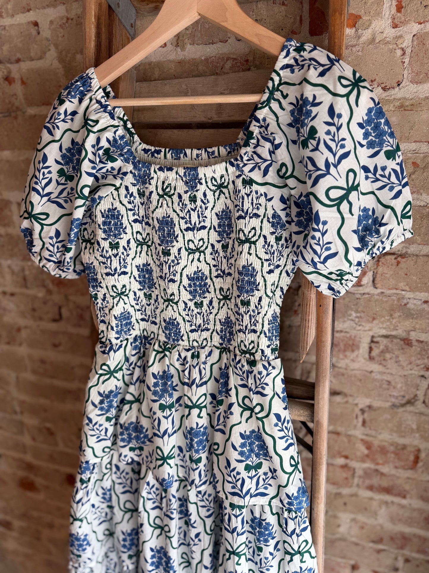 Joyful Blue Floral Dress