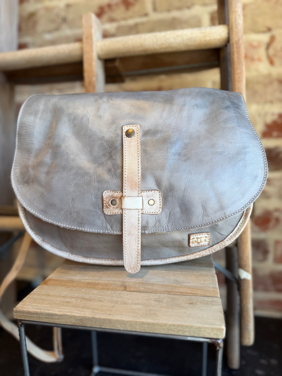 Sequoia Leather Bag - Rustic Gray