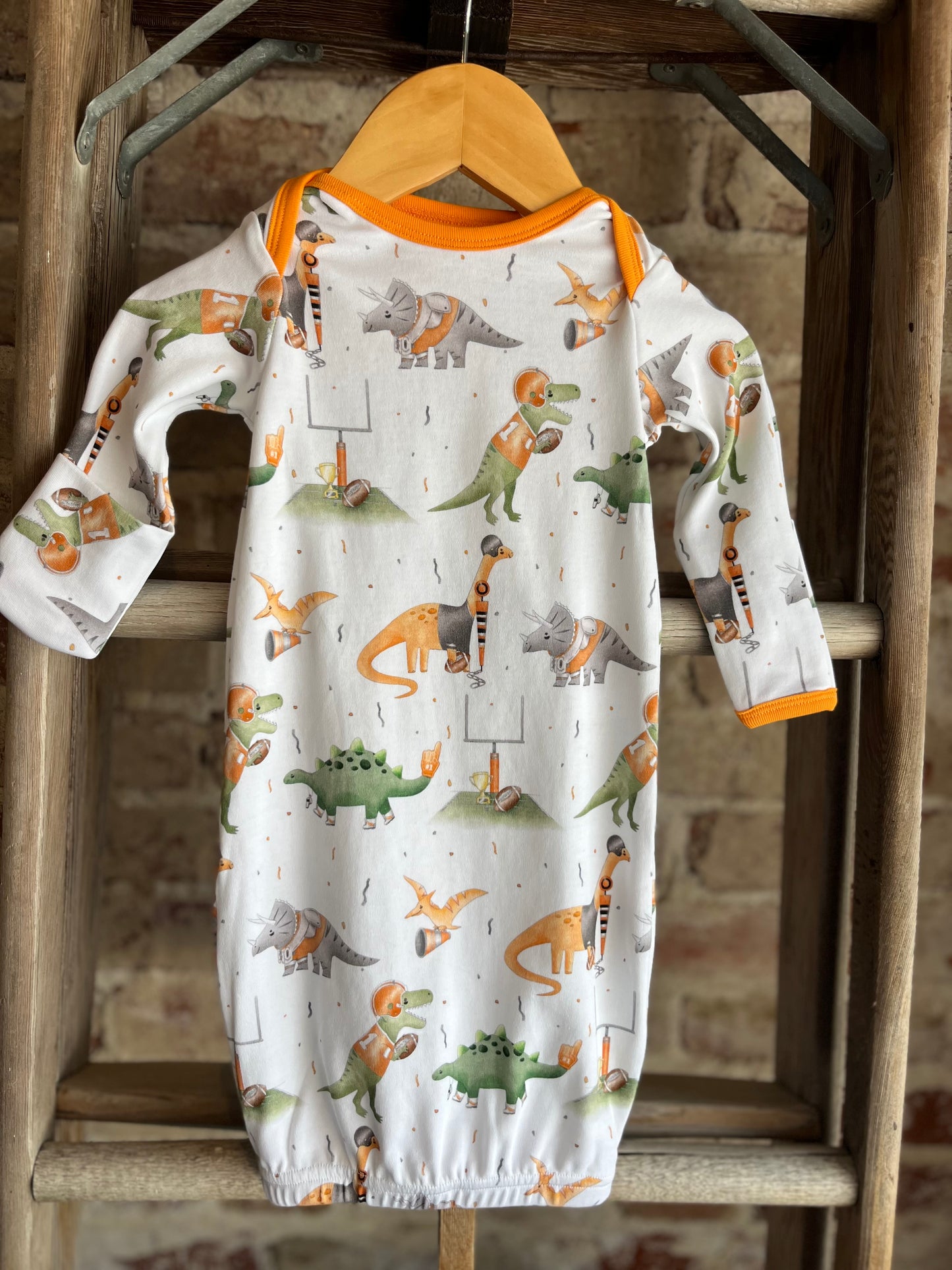 TN Dino Football Sleep Gown