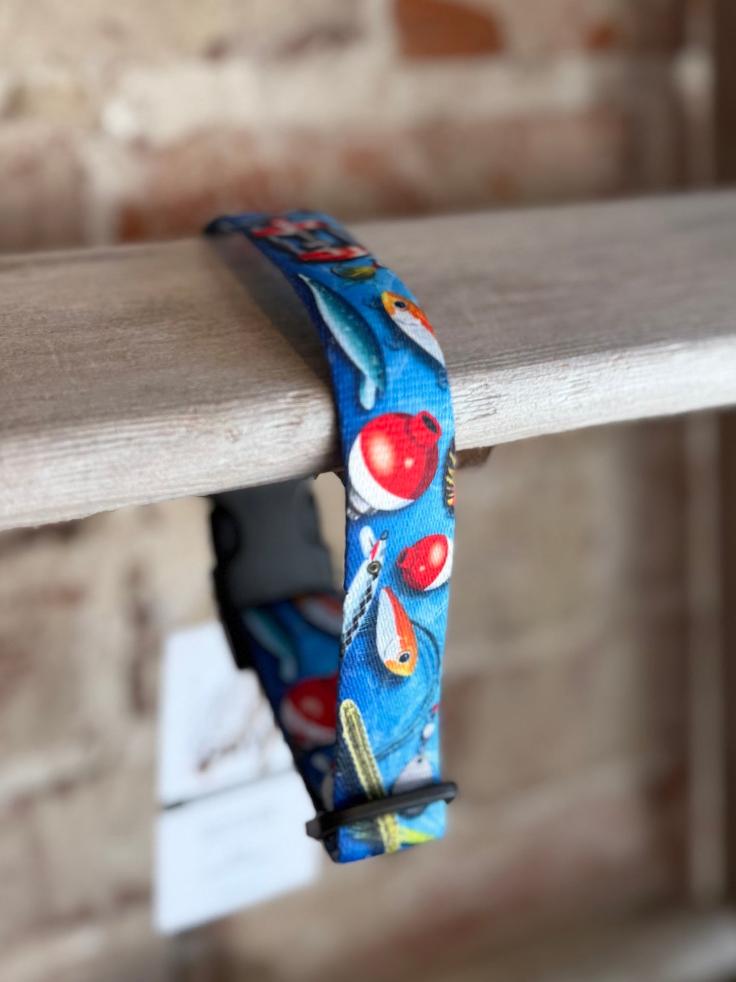Fishing Lure WIDE Pet Collar