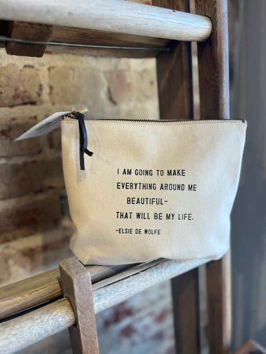 Make Everything Beautiful Zip Pouch