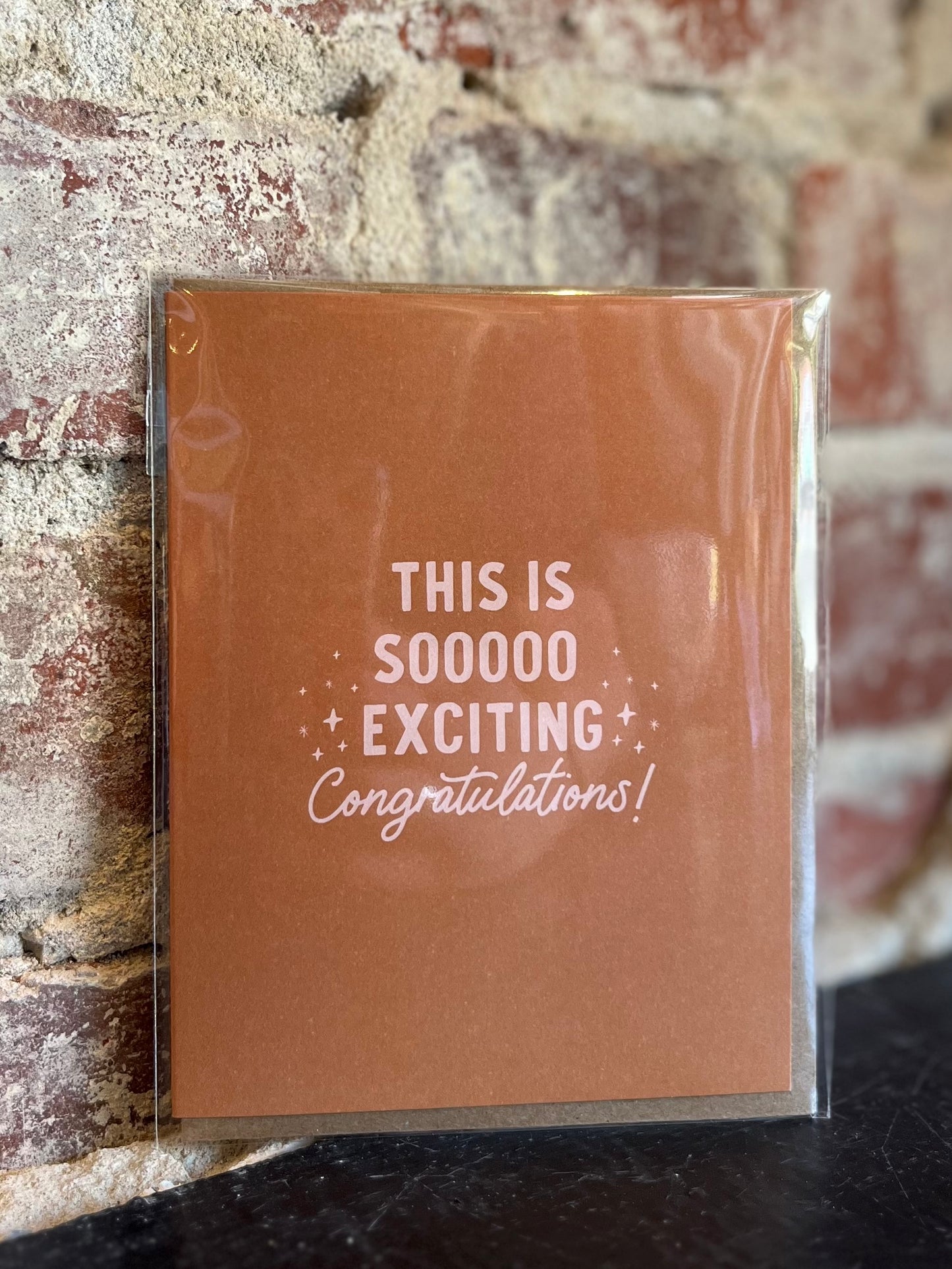 So Exciting Greeting Card