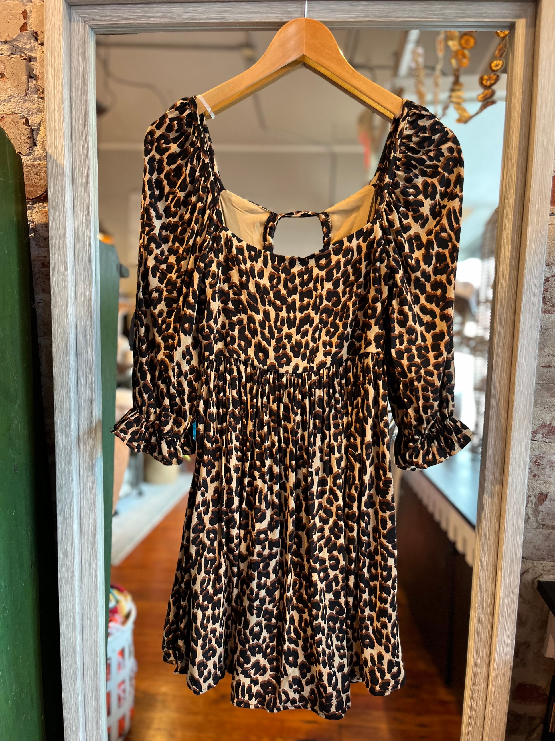 Cheetah Print Mini Dress Joy in the Dawn Cheetah Print Mini Dress Joy in the Dawn