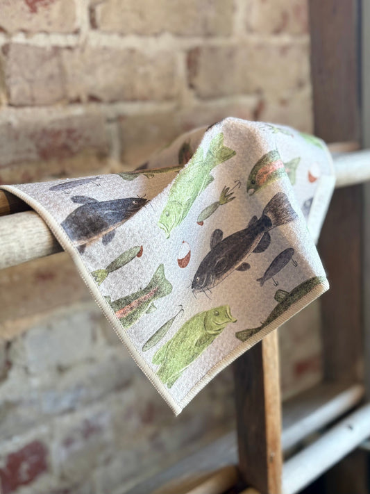 Reel Fun Fish Wash Cloth