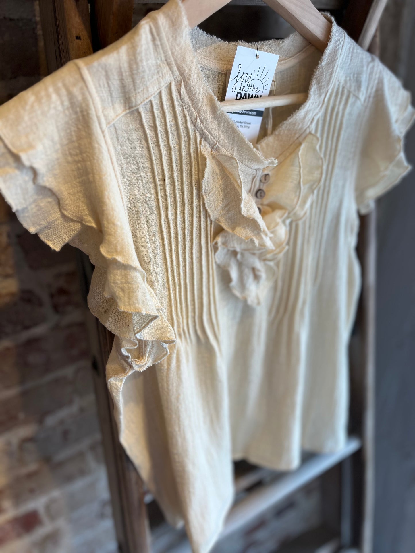 Woven Cotton Blouse