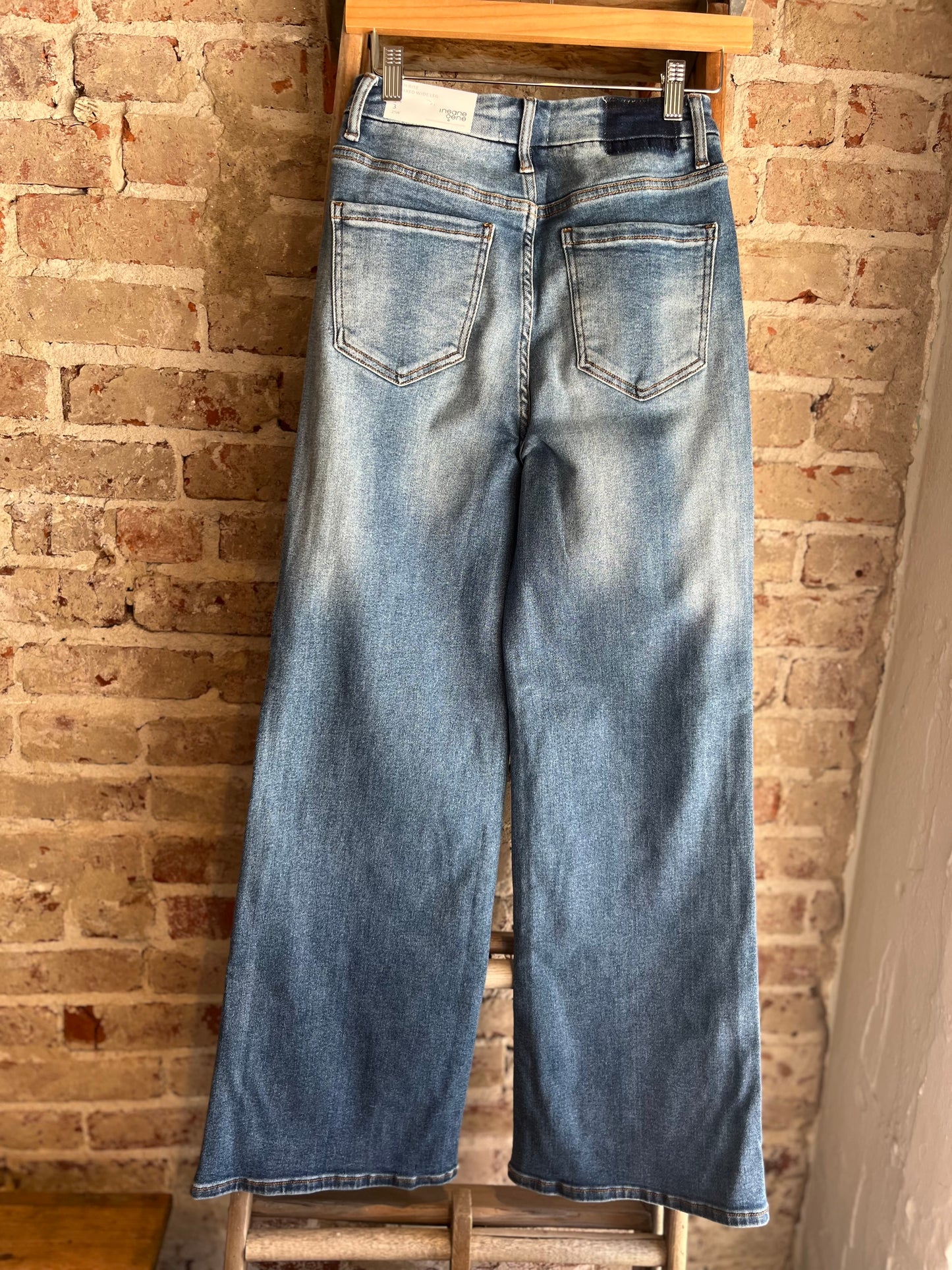 High Rise Relaxed Wide Leg Jeans