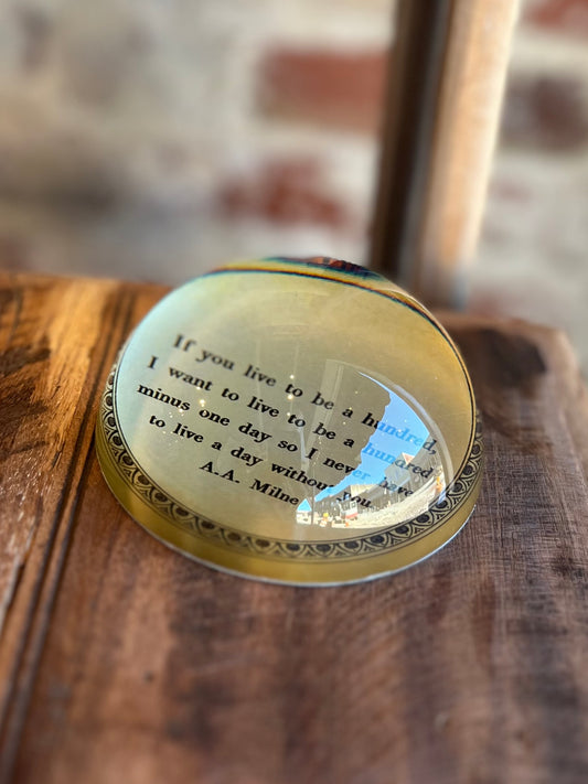 If You Live to Be A Hundred Paperweight