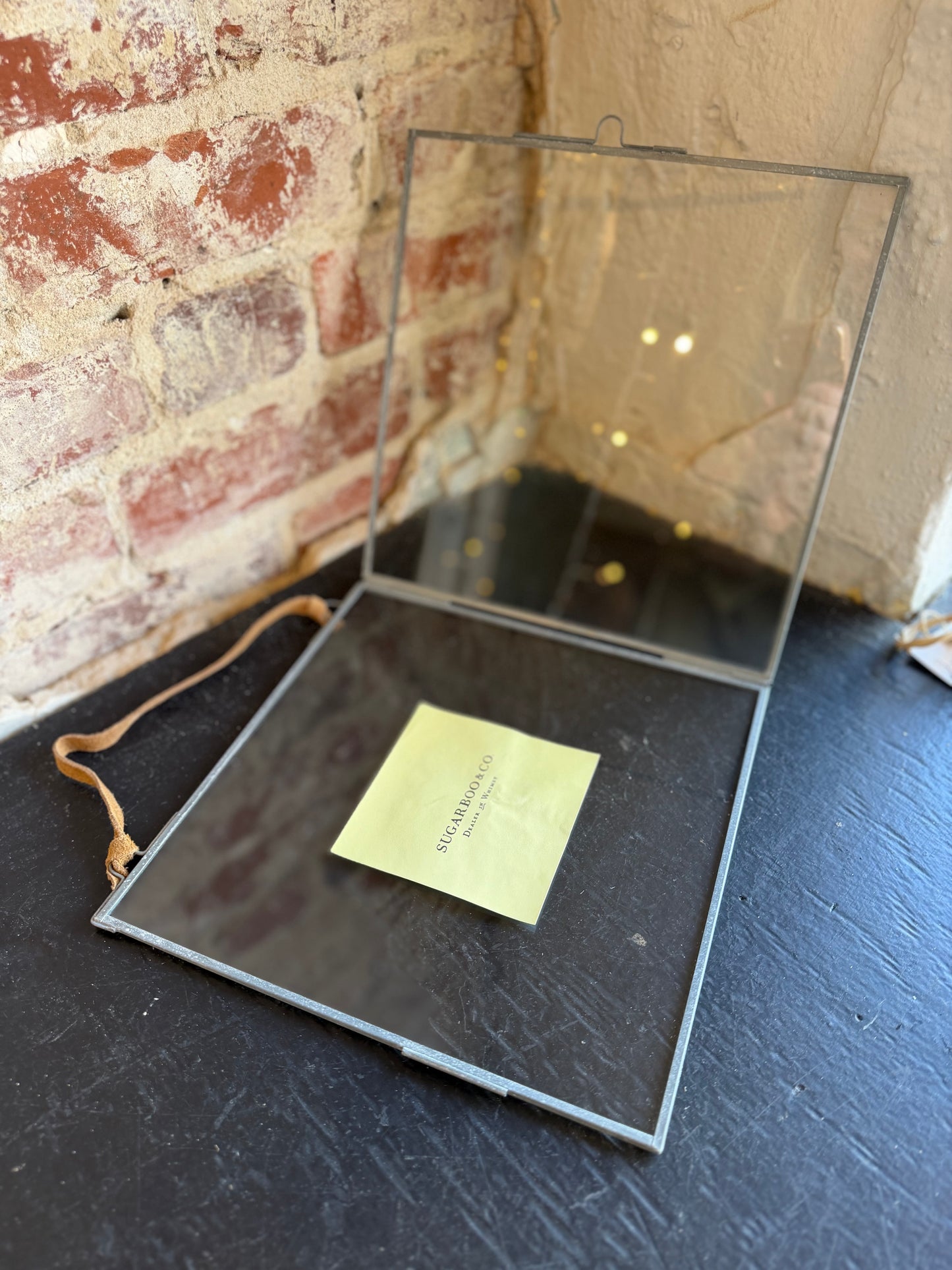 Glass and Metal Wall Frame - 10x10"