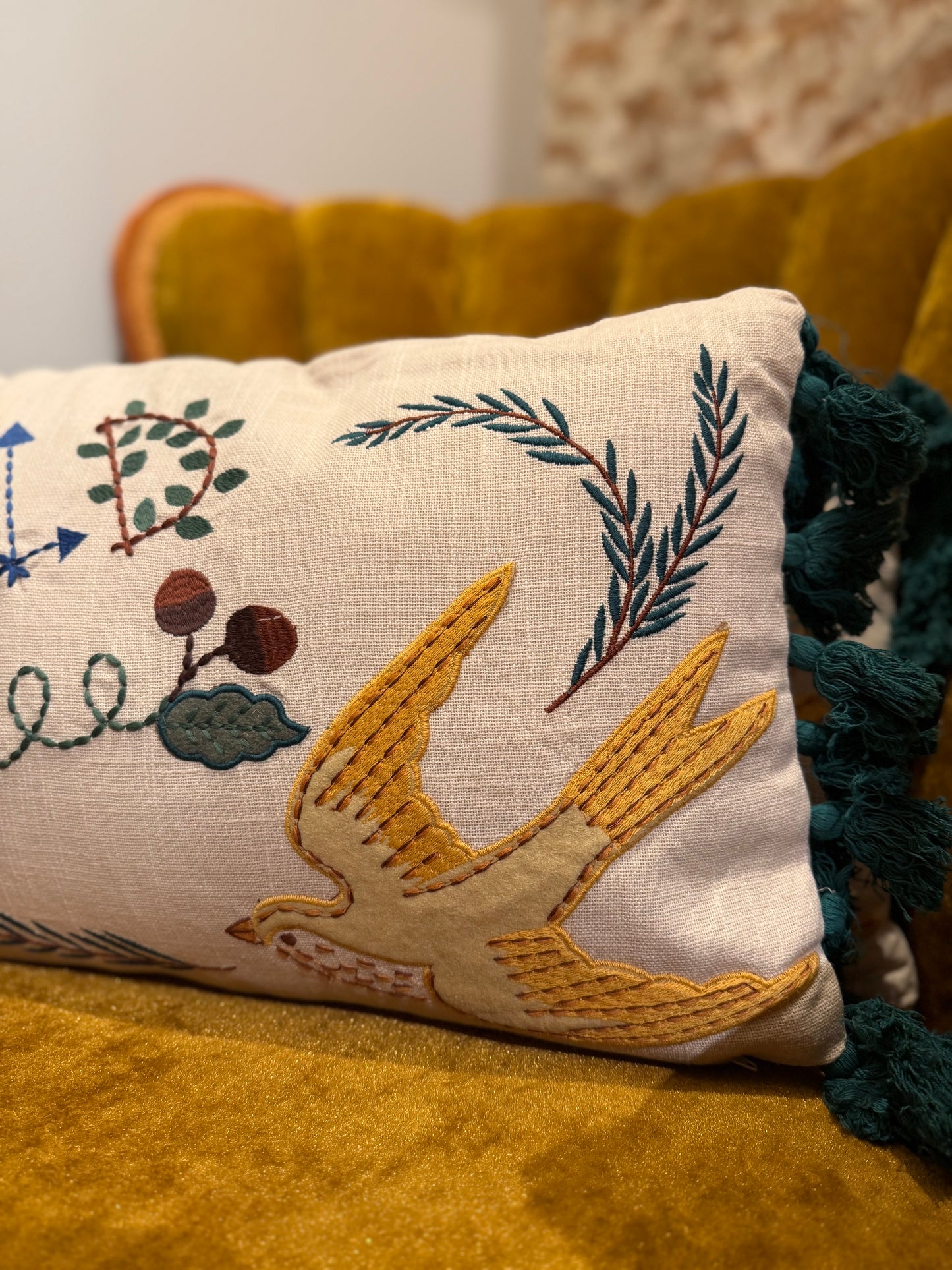 Wild & Free Bird Pillow