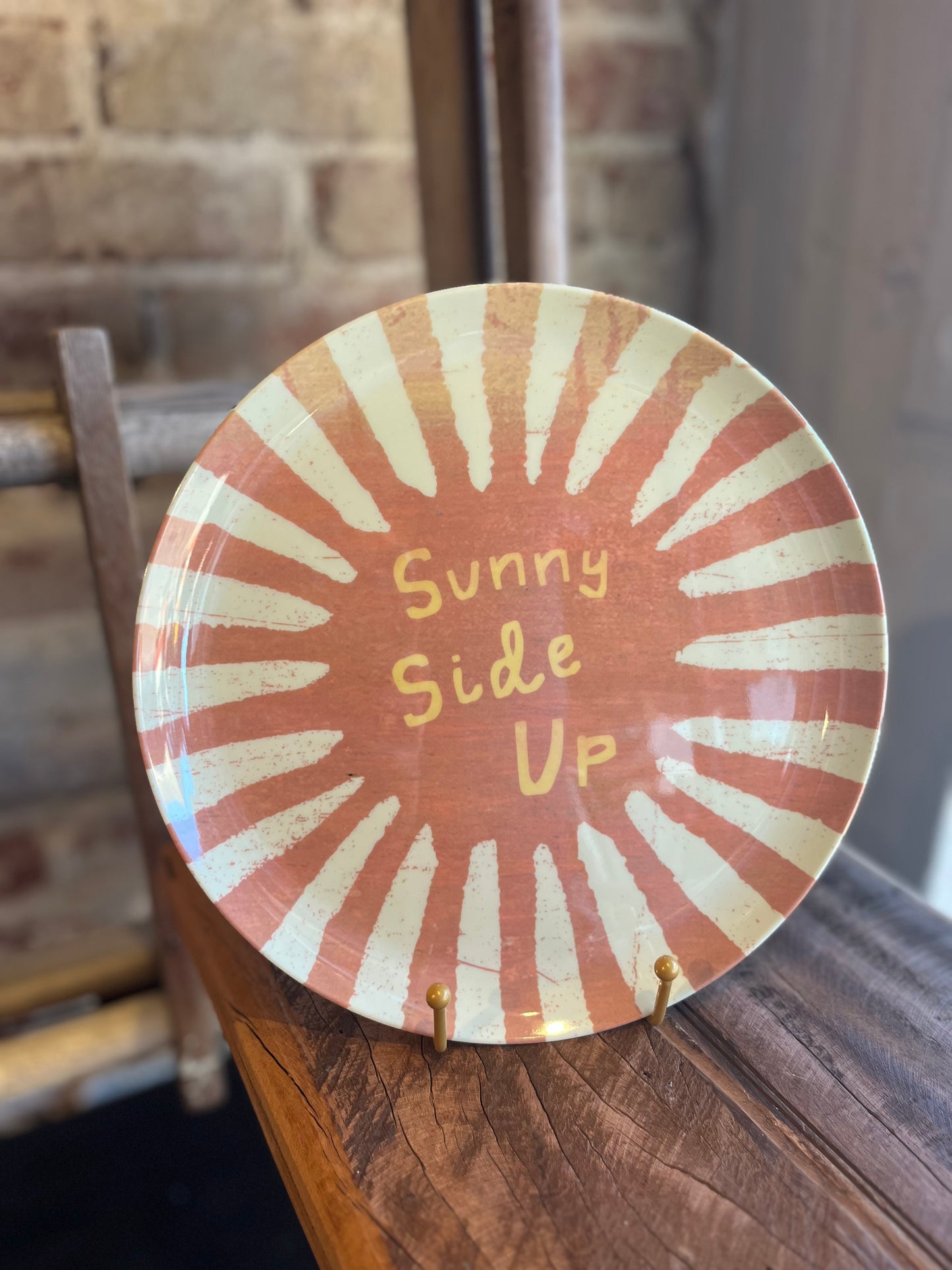 Sunny Side Up Melamine Plate