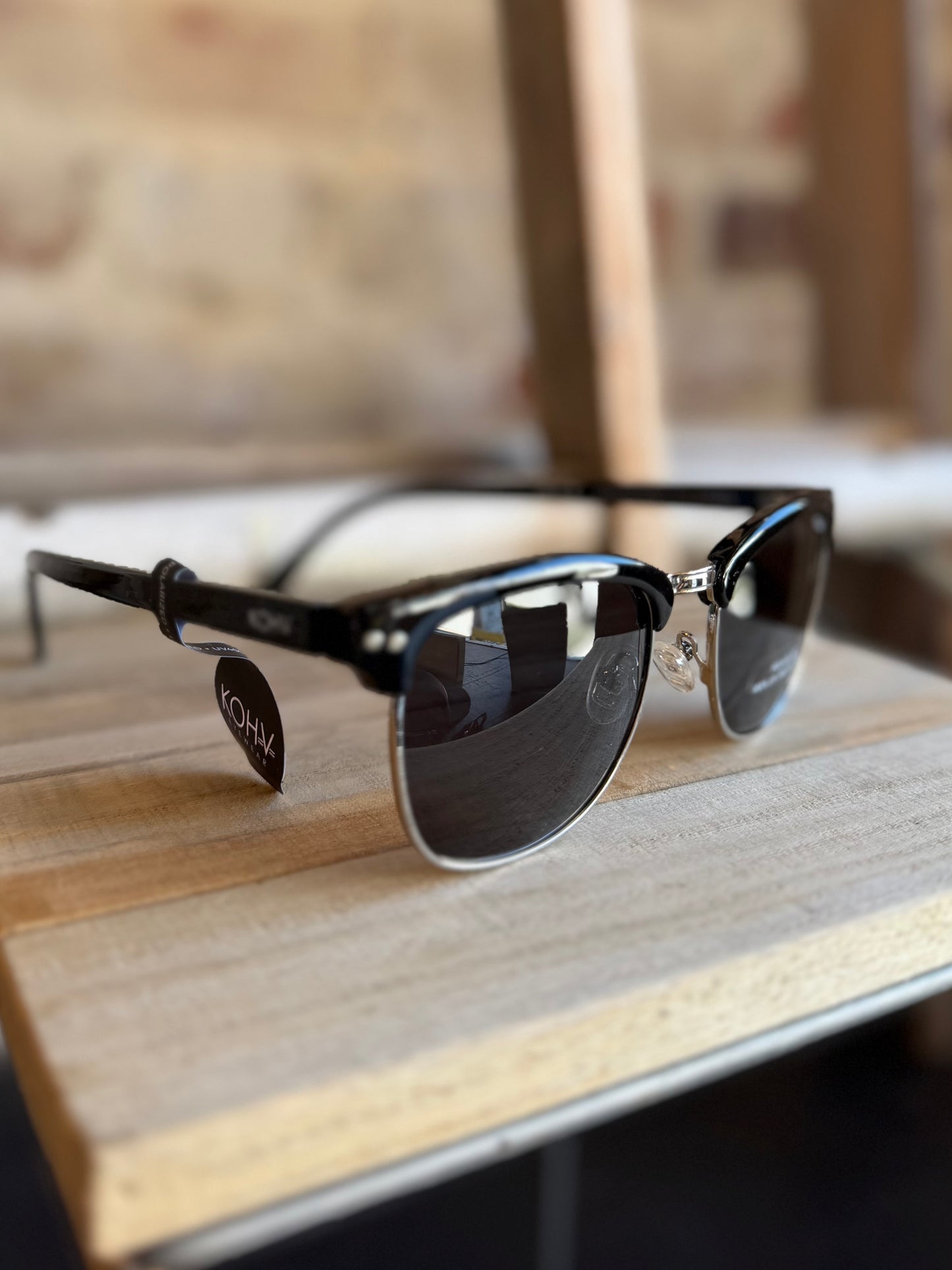 Weston Midnight Polarized Semi-Rim Sunglasses