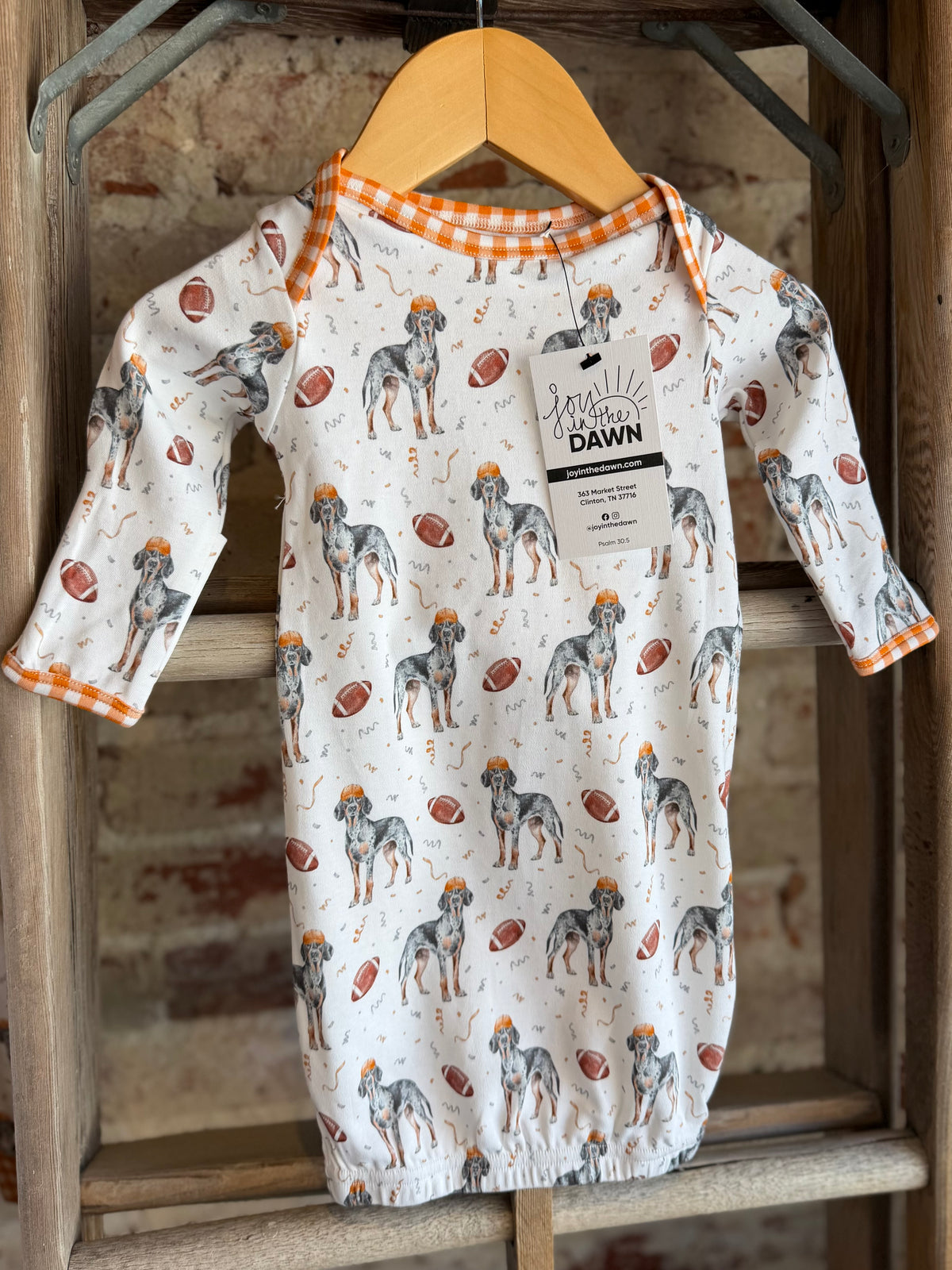 TN Kickoff Football Sleep Gown