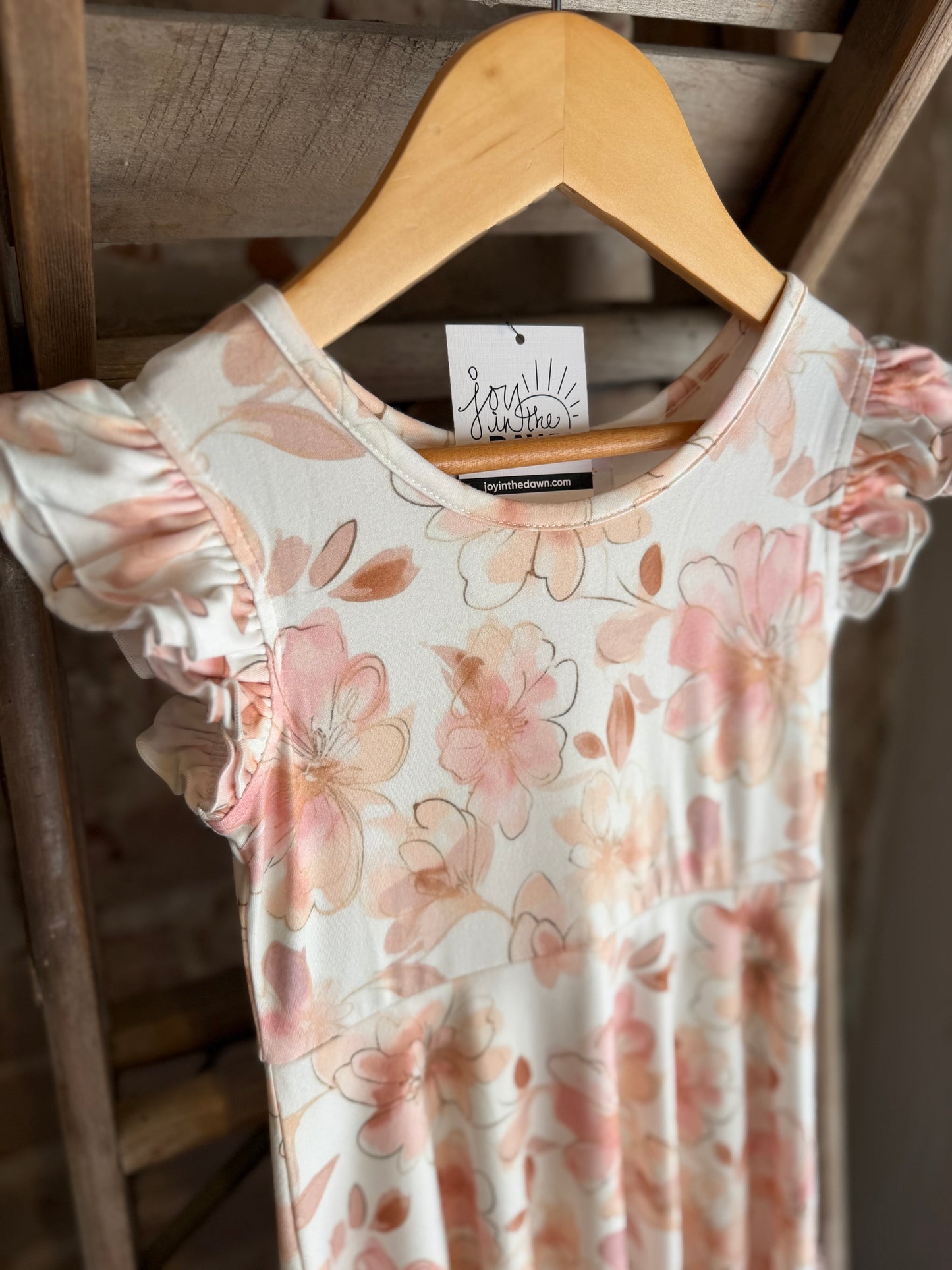 Blush Floral Dress - Toddler/Kids