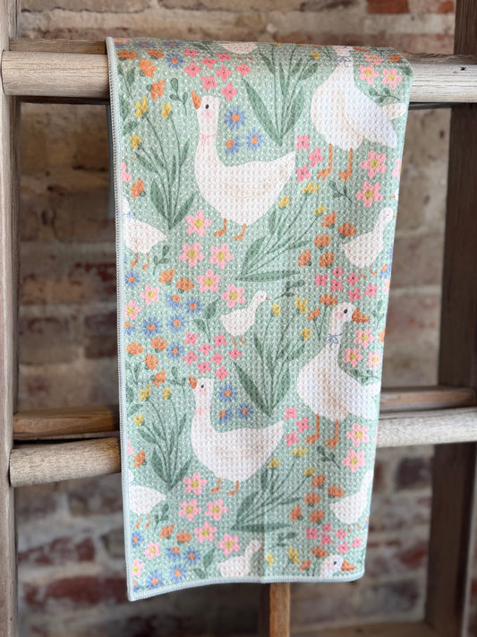 Wildflower Waddle Hand Towel
